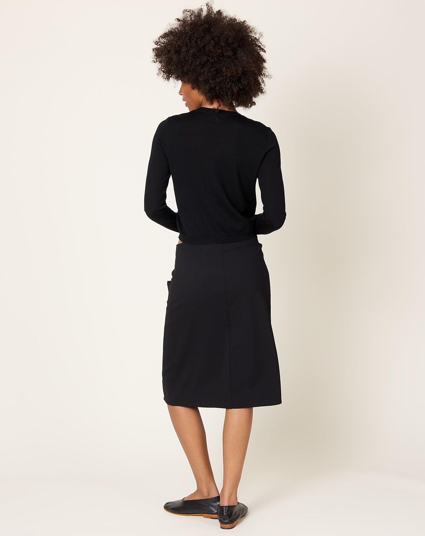 6397 Dog-ear Skirt in Starling