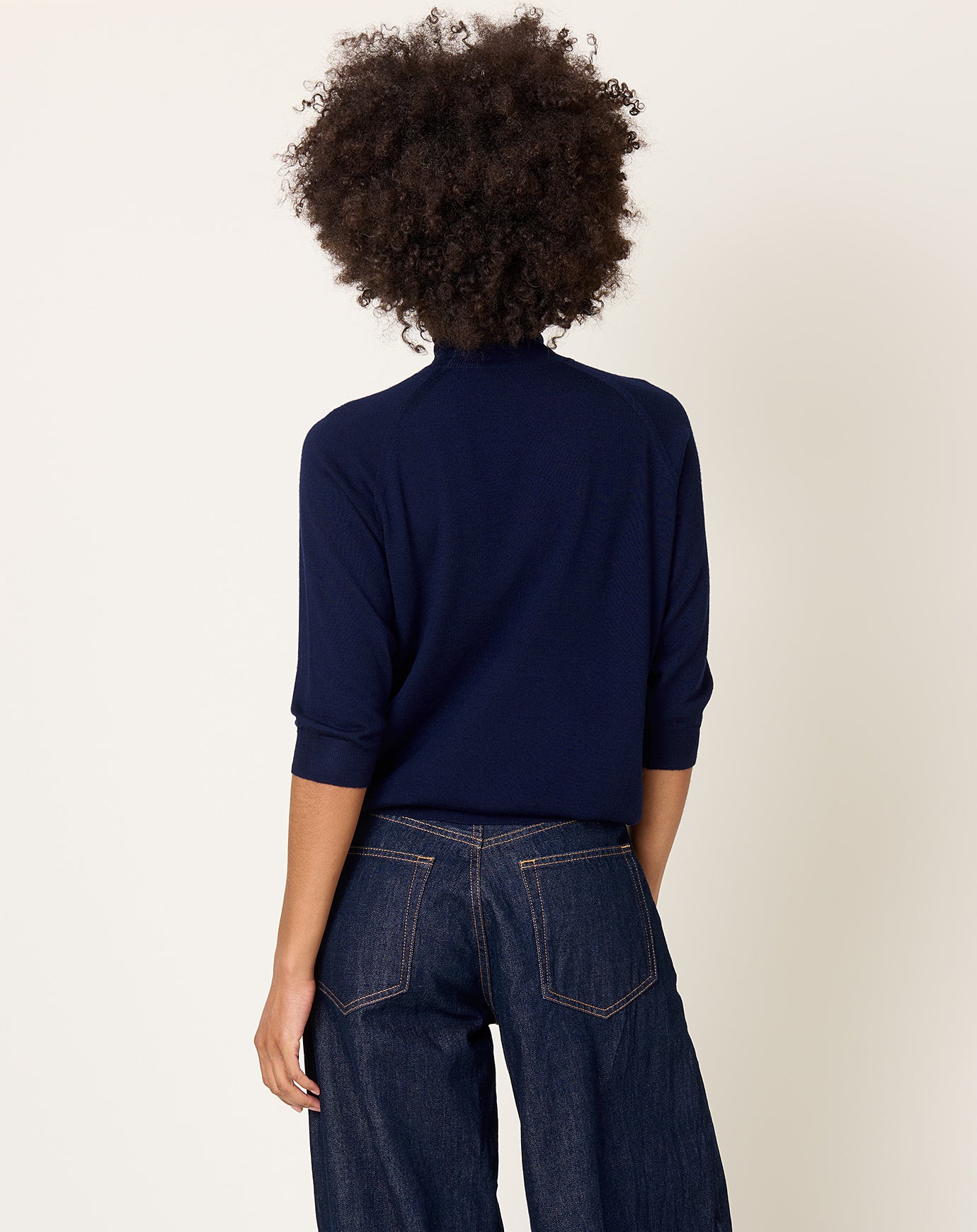 6397 Elbow Sleeve Turtle in Navy