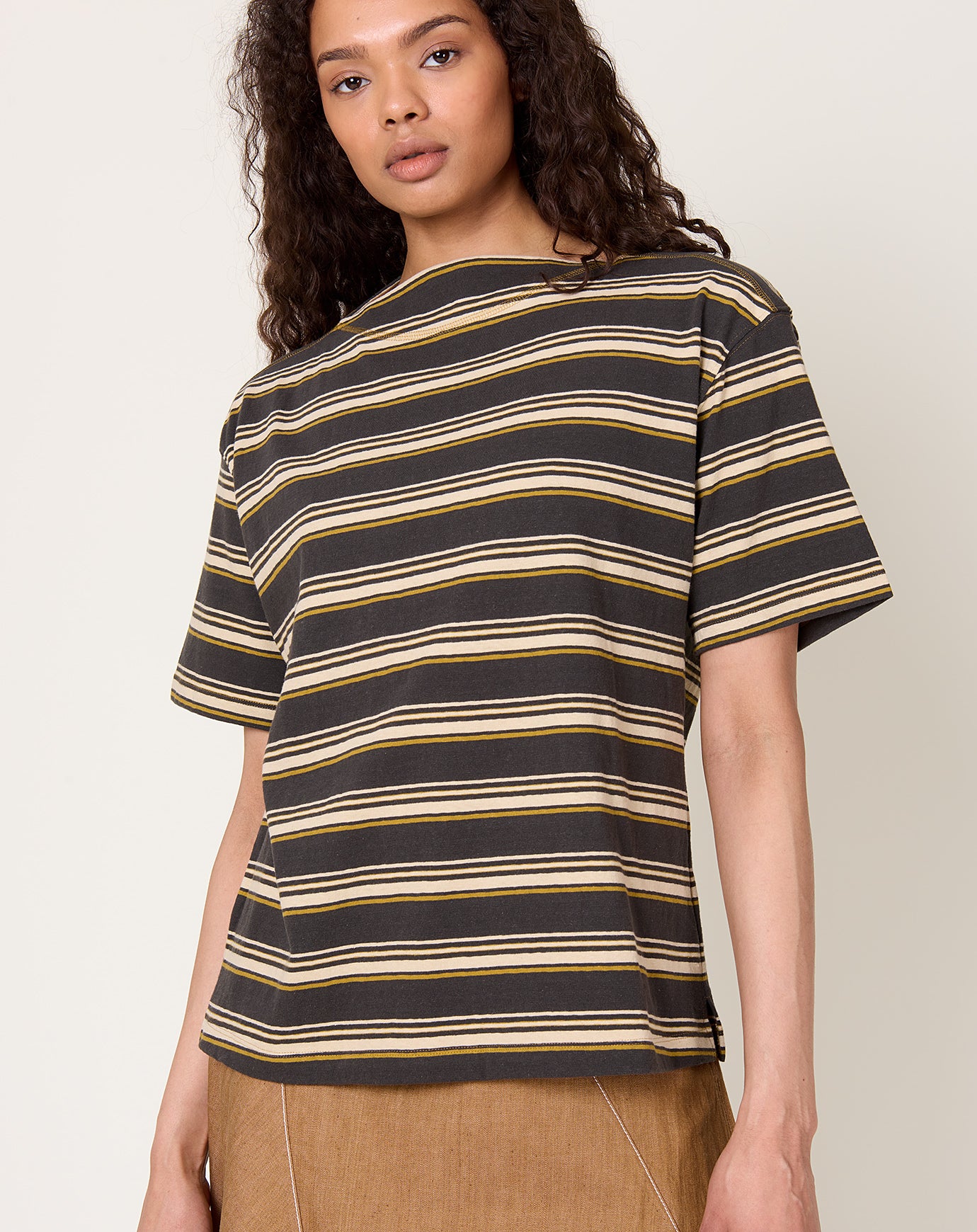 6397 Mariner Tee in Army Stripe