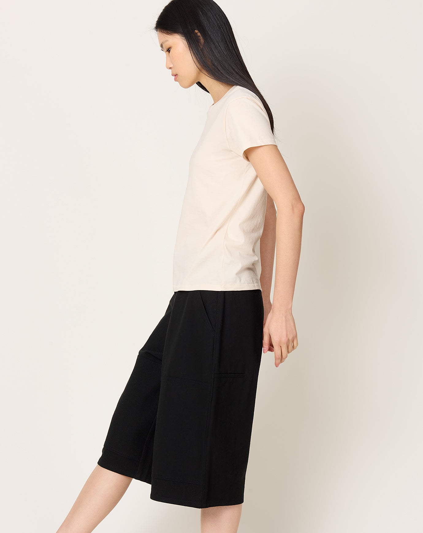 6397 Mini Boy T in Oat Milk