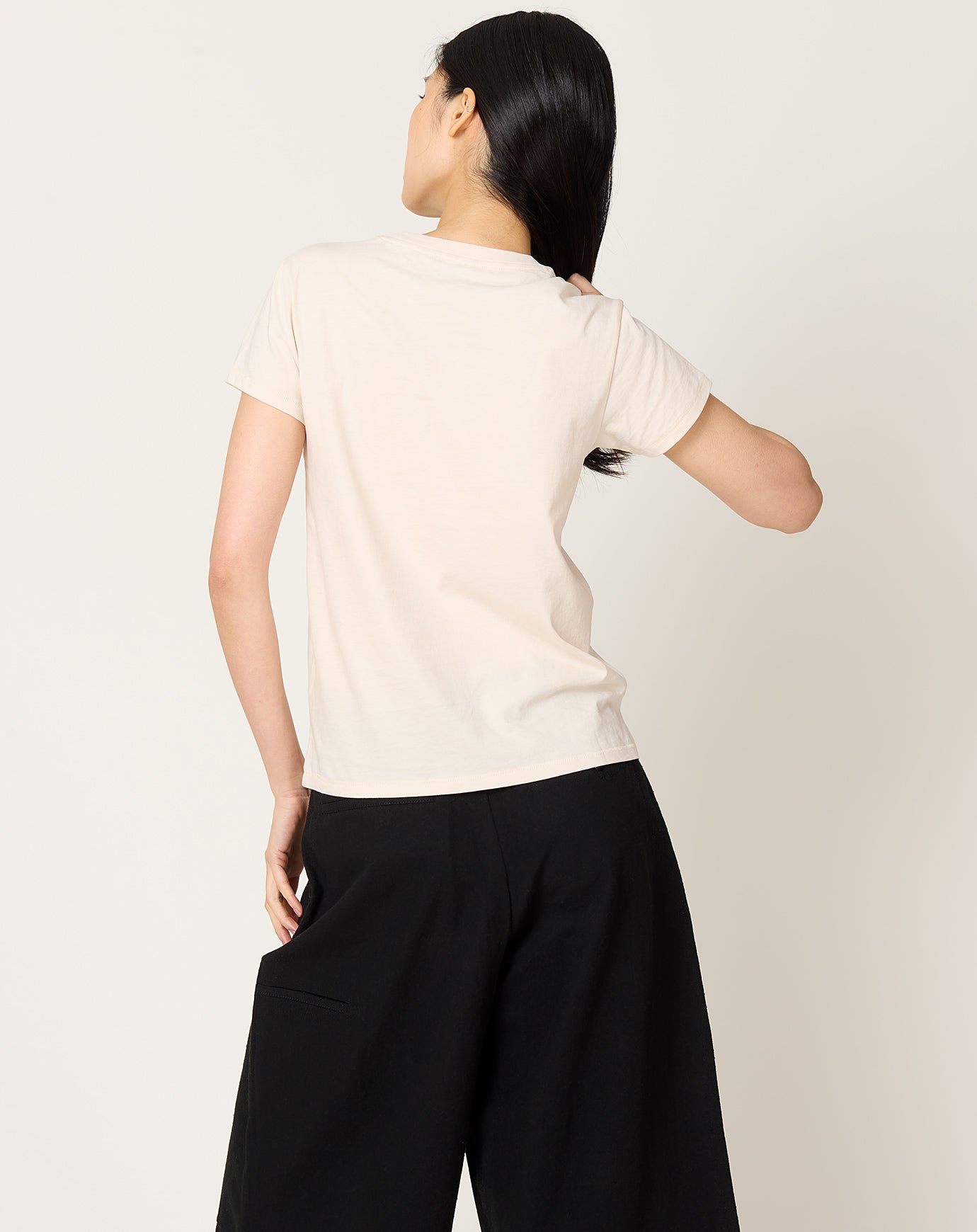 6397 Mini Boy T in Oat Milk