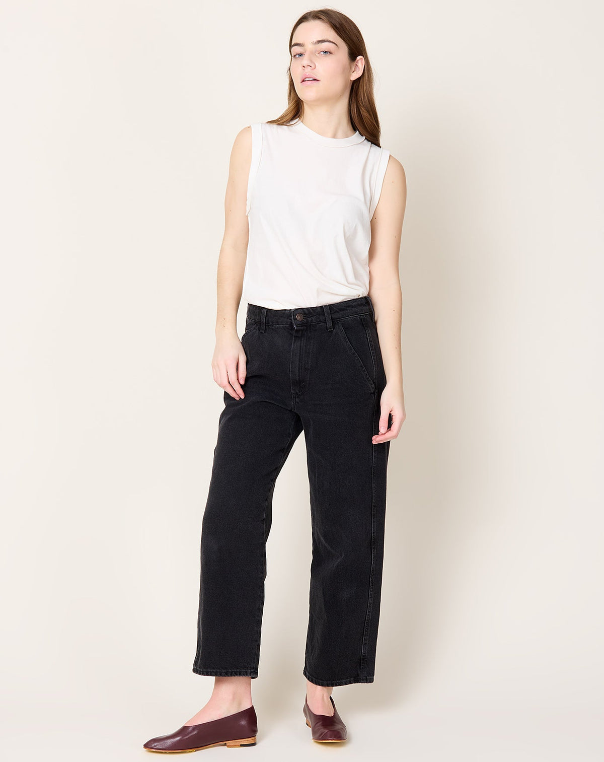 Painter Jean in Faded Black