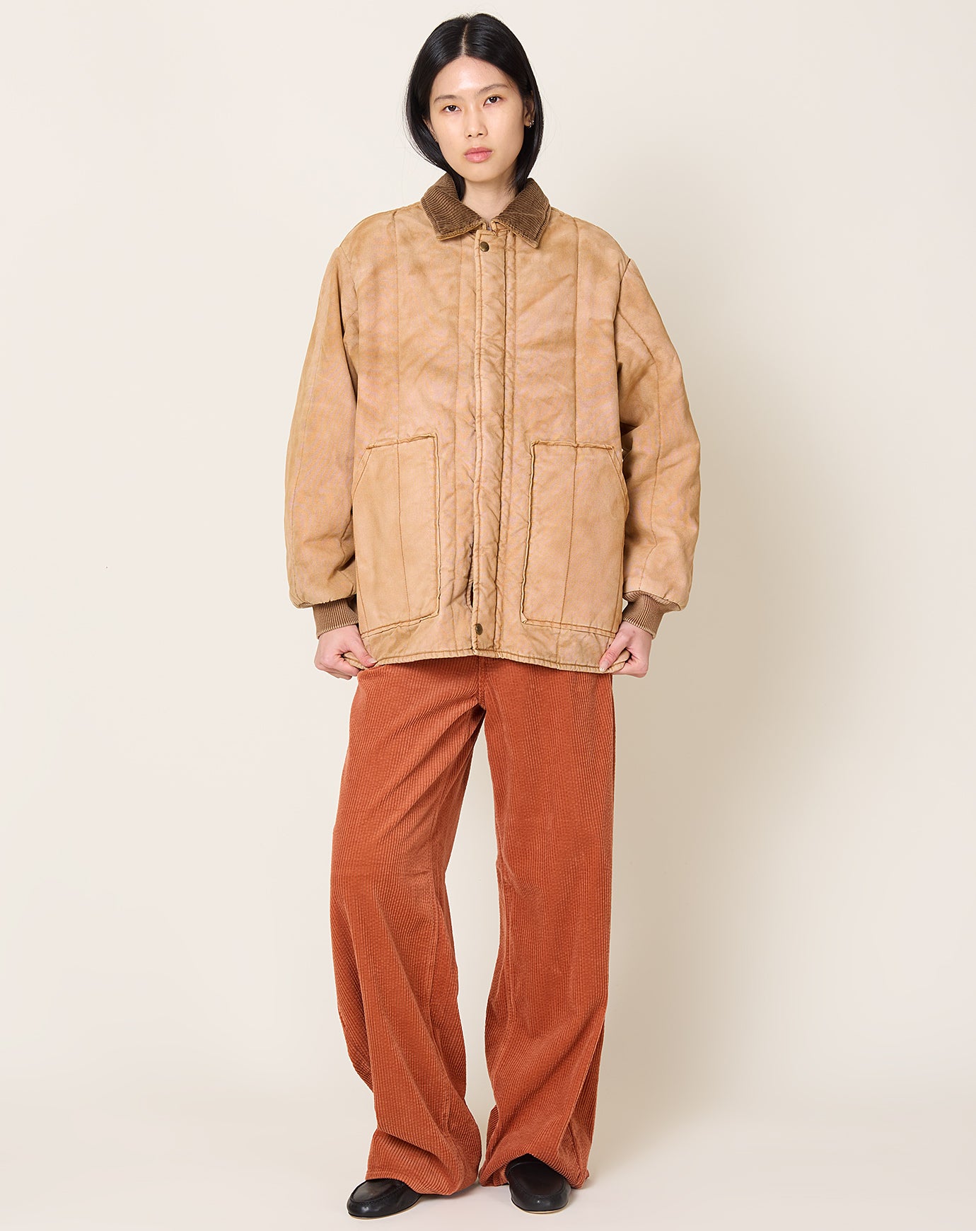 6397 Reversible Freezer Jacket in Red Oak