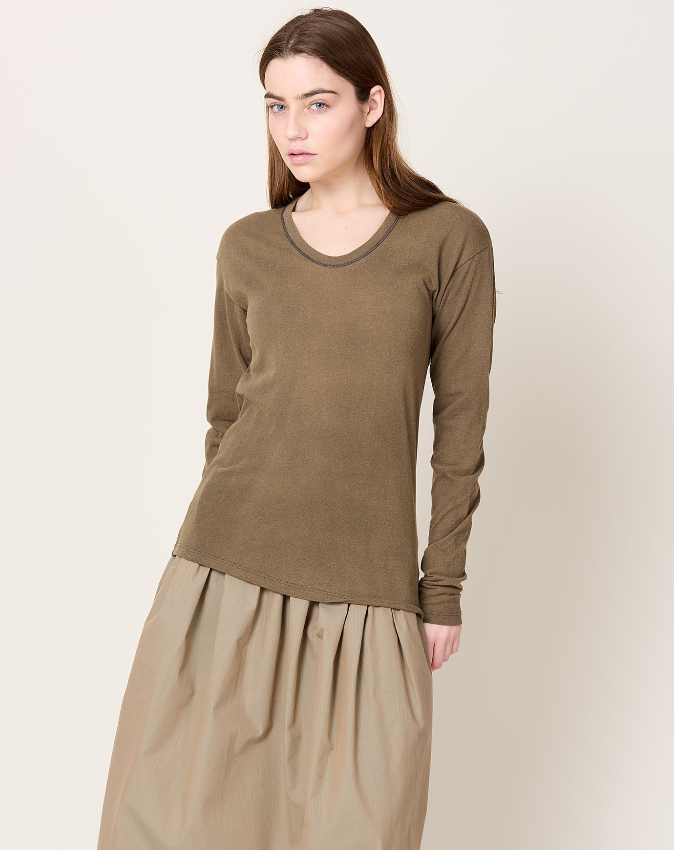 6397 Sunbleached LS T in Army