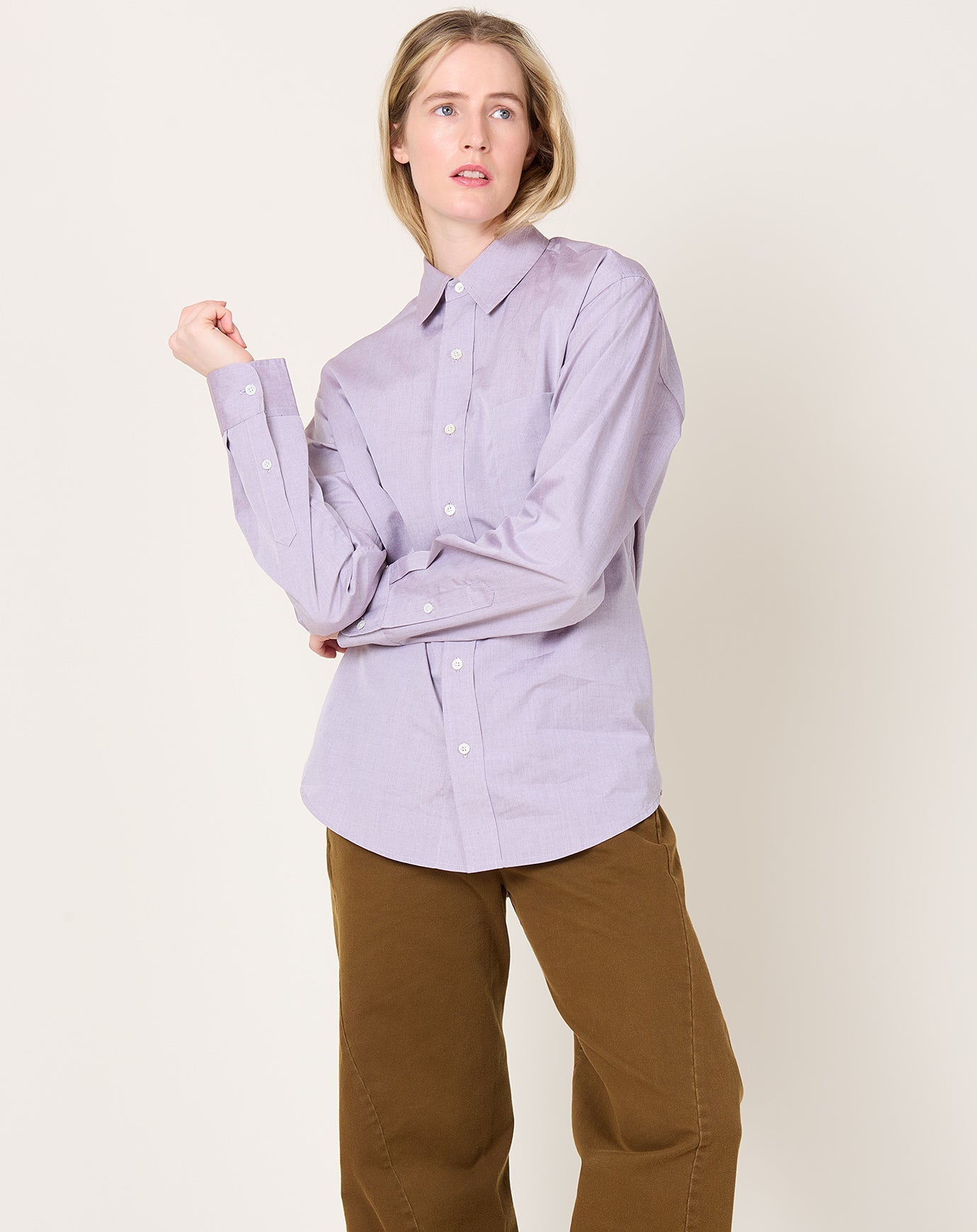 6397 Trim Shirt in Geode