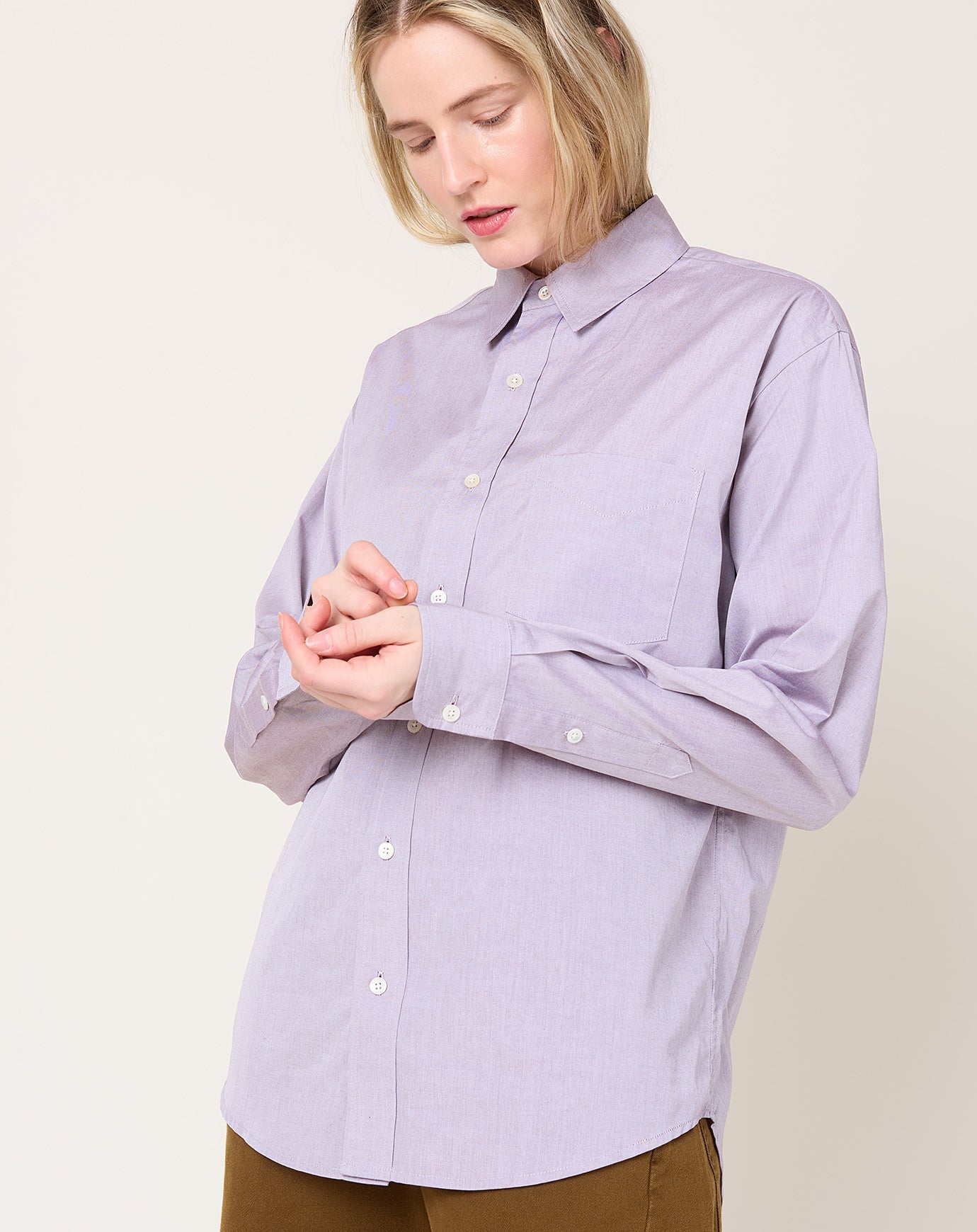 6397 Trim Shirt in Geode