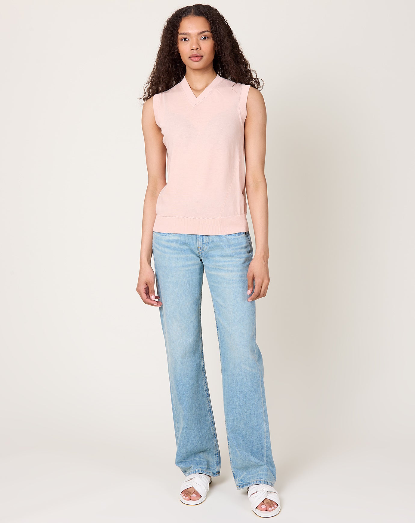 6397 Twisted Vest in Abalone