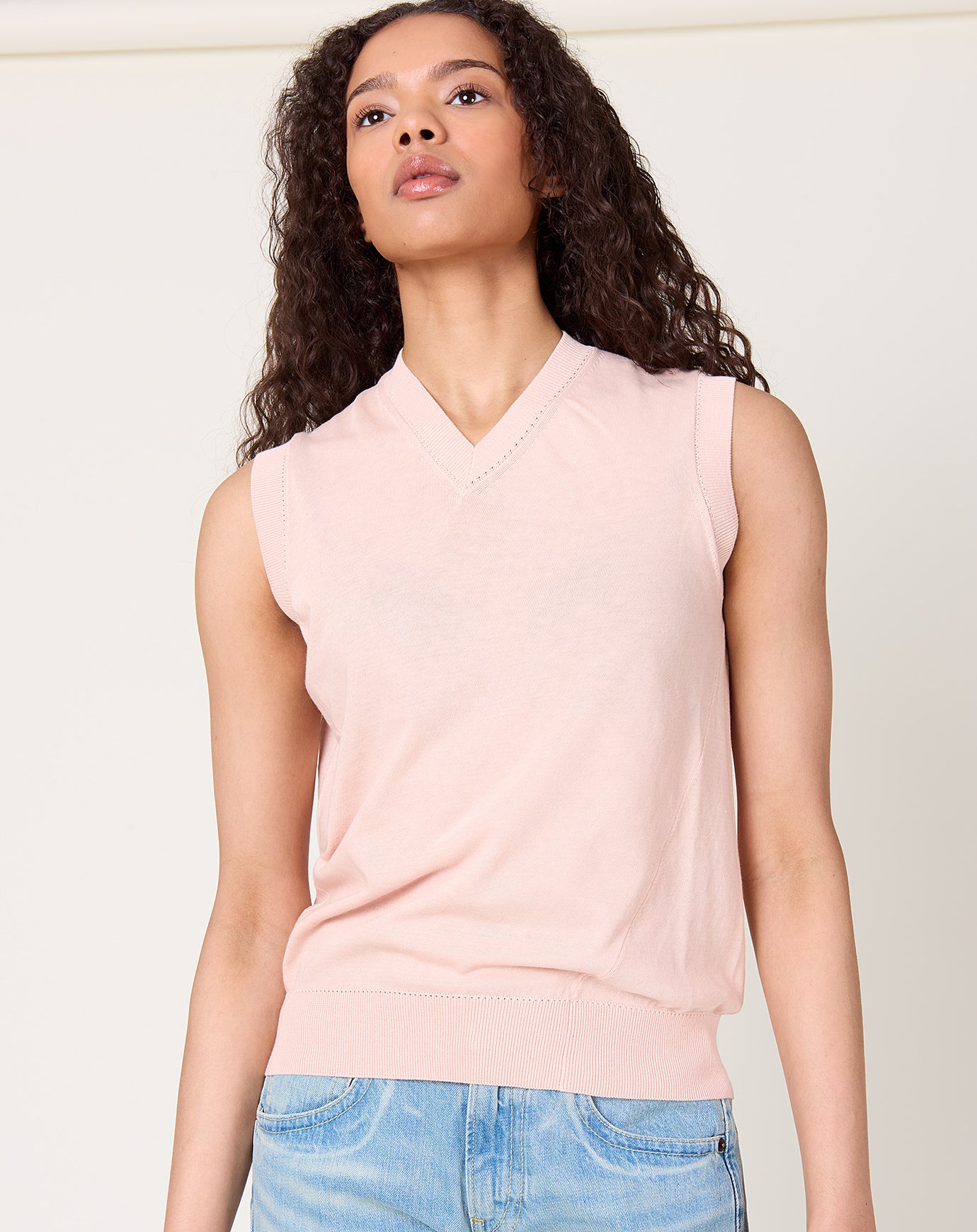 6397 Twisted Vest in Abalone