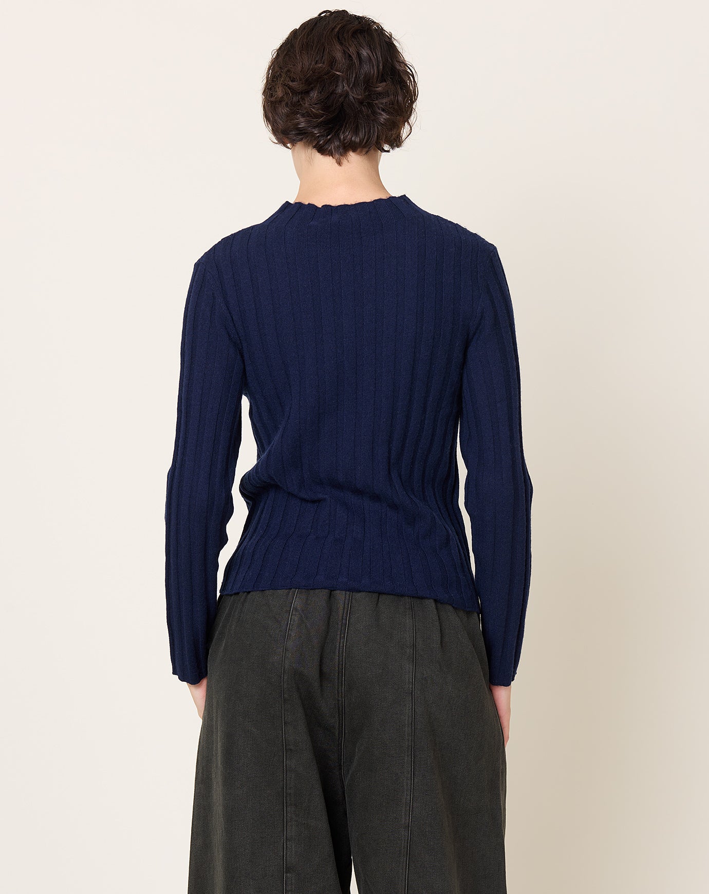 7115 by Szeki Mockneck Ribbed Long Sleeve