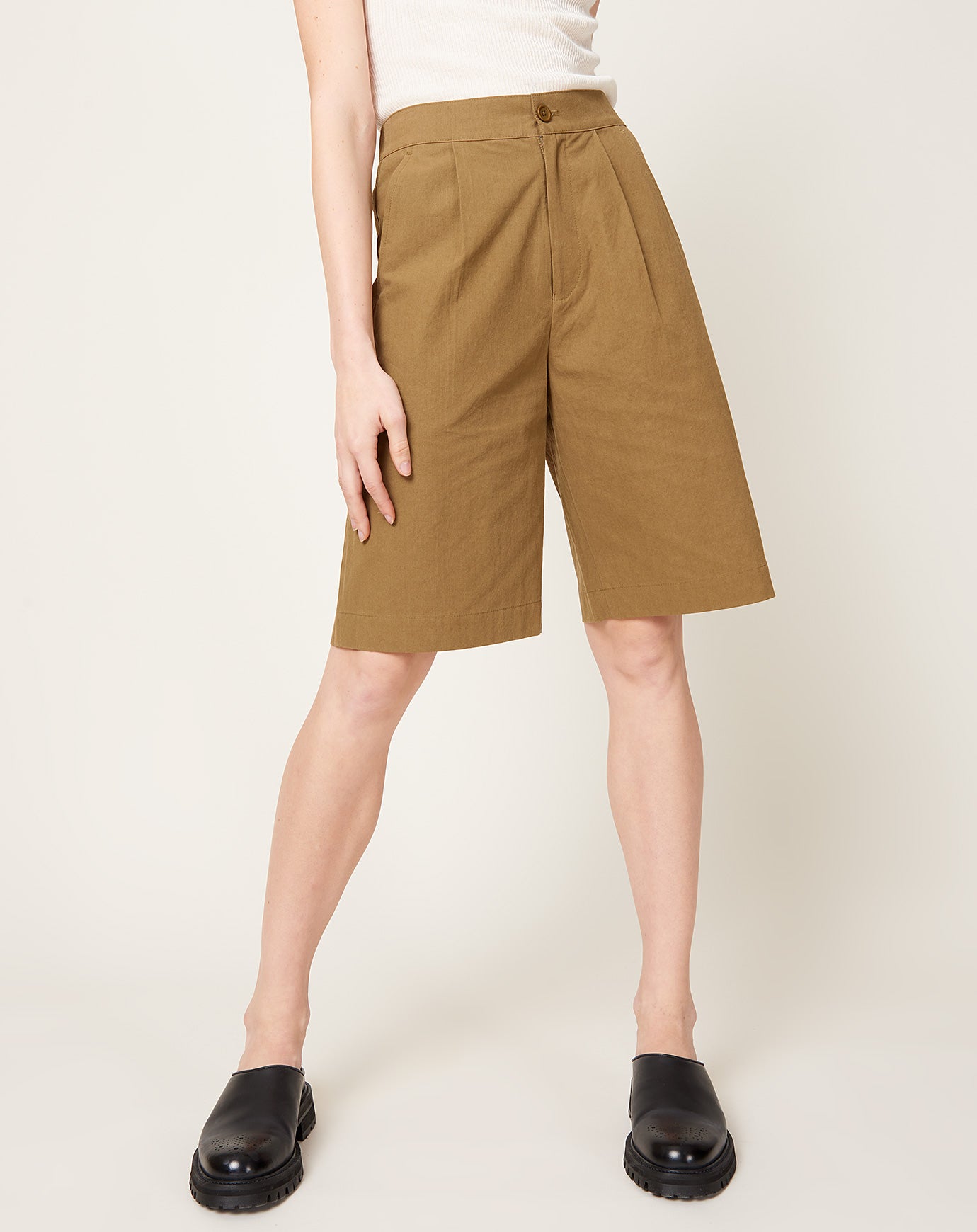 7115 by Szeki Summer Shorts in Brown