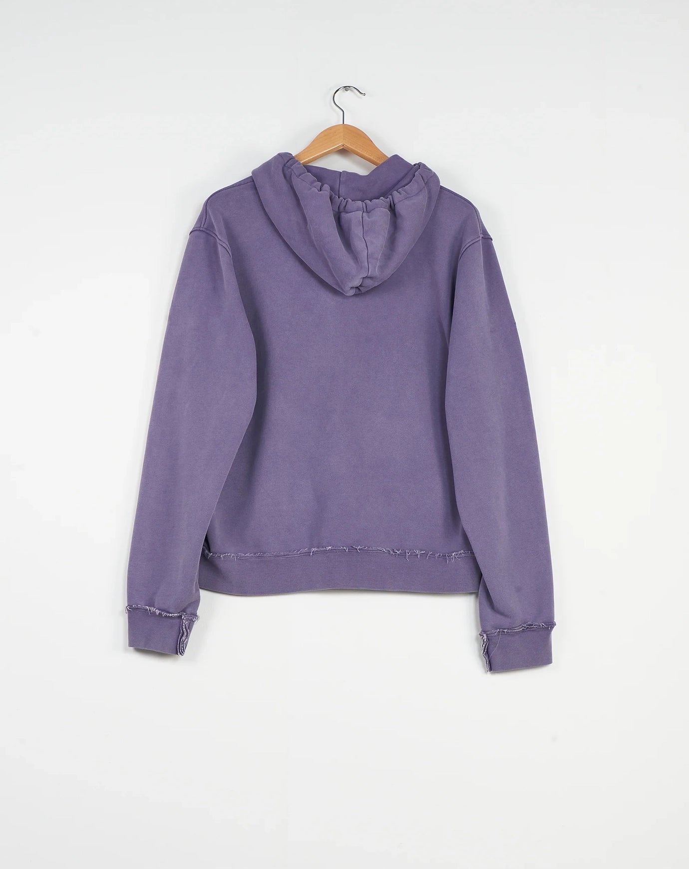 Camiel Fortgens Fitted Zip Hoodie in Dark Purple