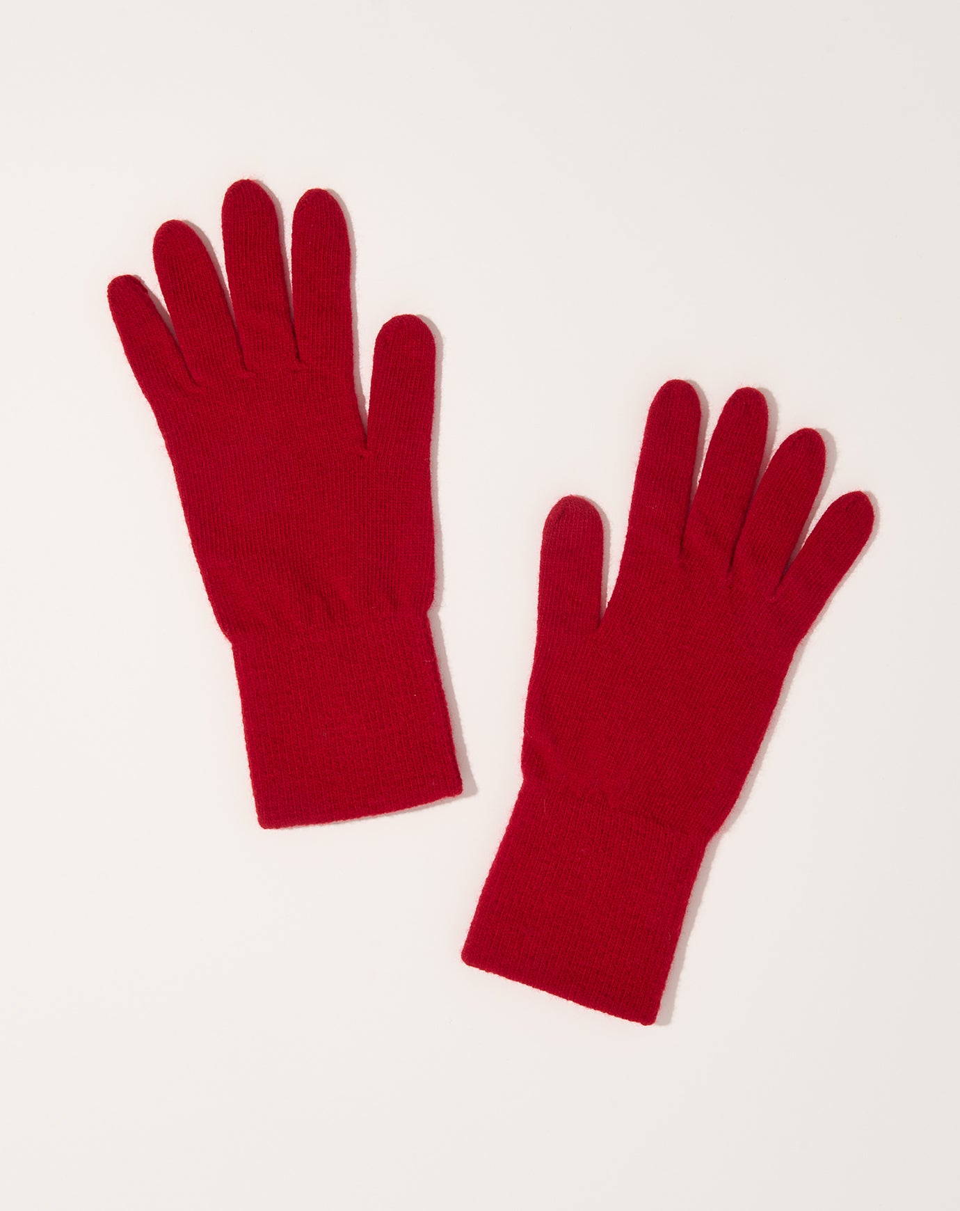 Nishiguchi Kutsushita Merino Wool Gloves in Red