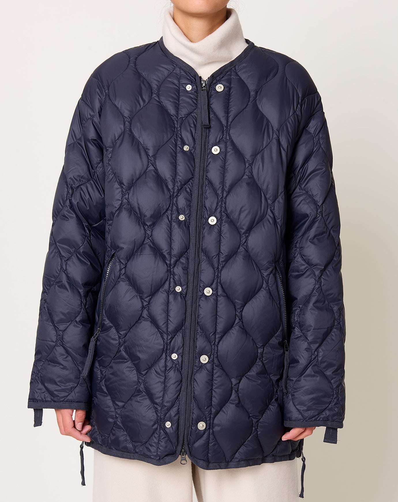 Taion Military M65 Liner Down Jacket in Dark Navy