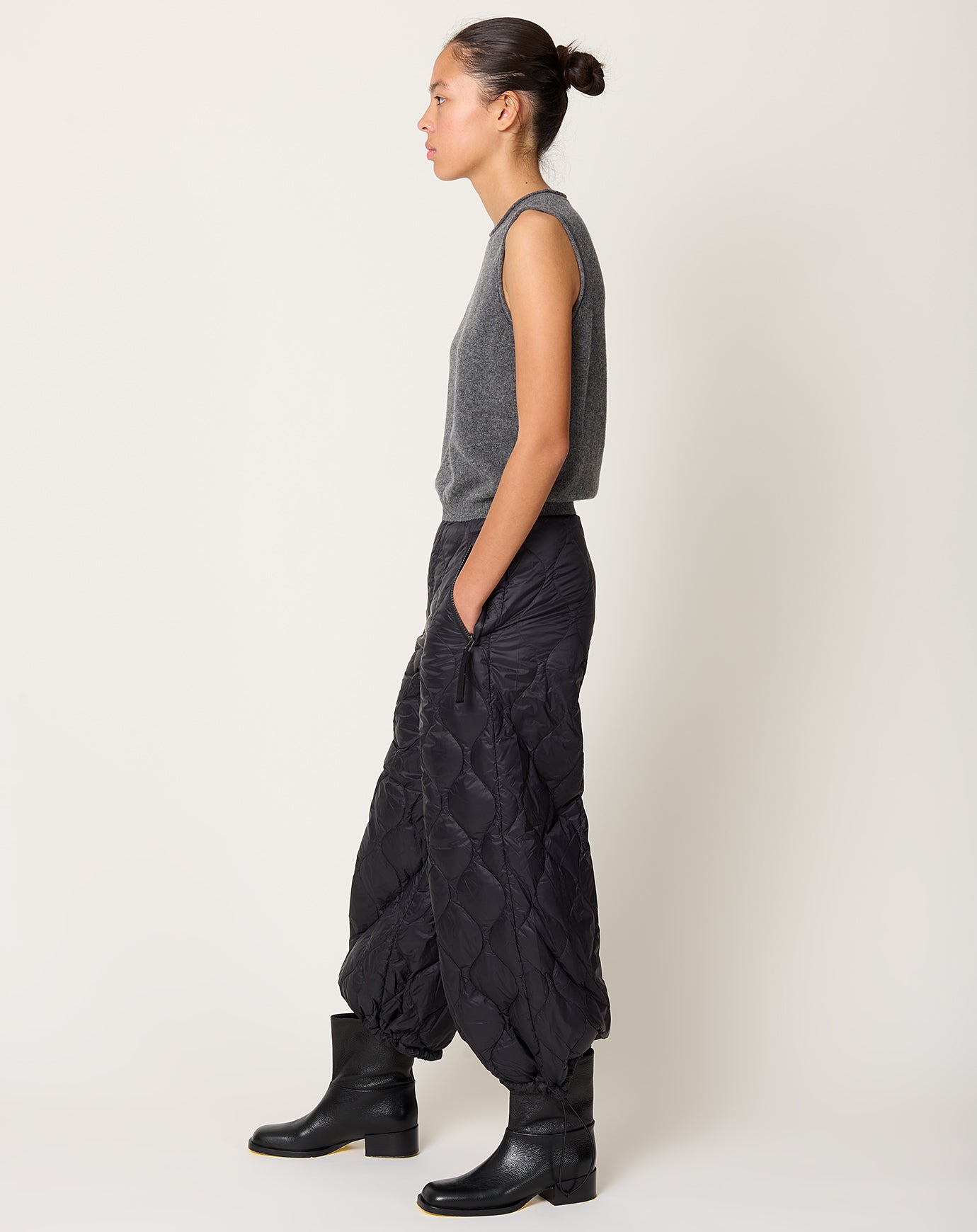 Taion Military Sprit Down Pants in Black