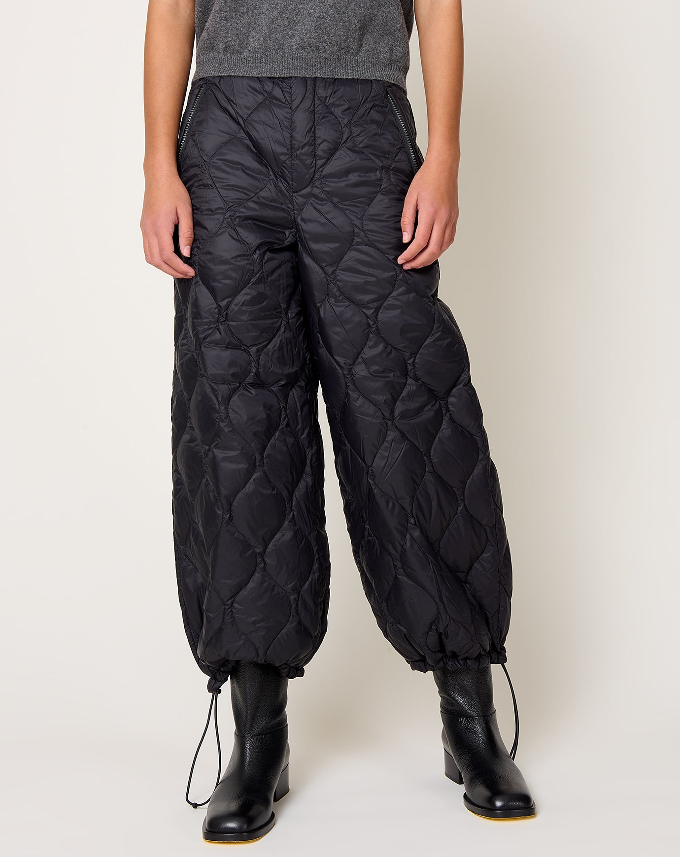 Taion Military Sprit Down Pants in Black