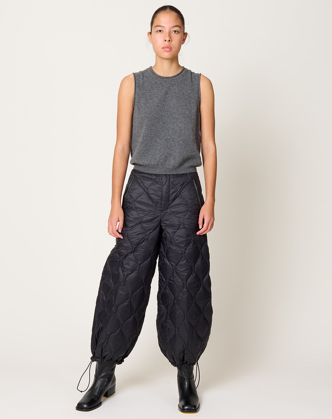 Taion Military Sprit Down Pants in Black