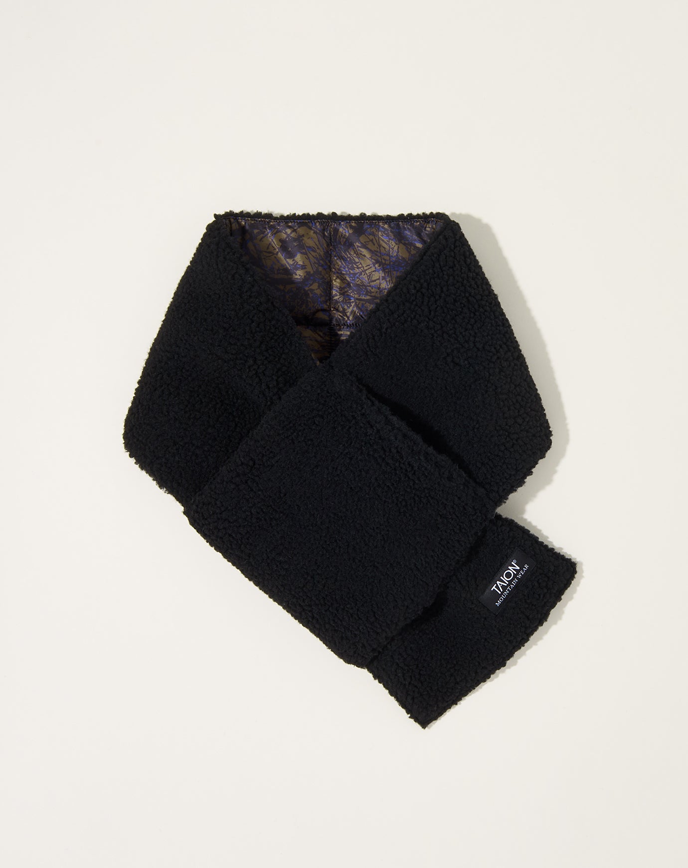 Taion Mountain Reversible Down X BOA Scarf in Brushed Meadows