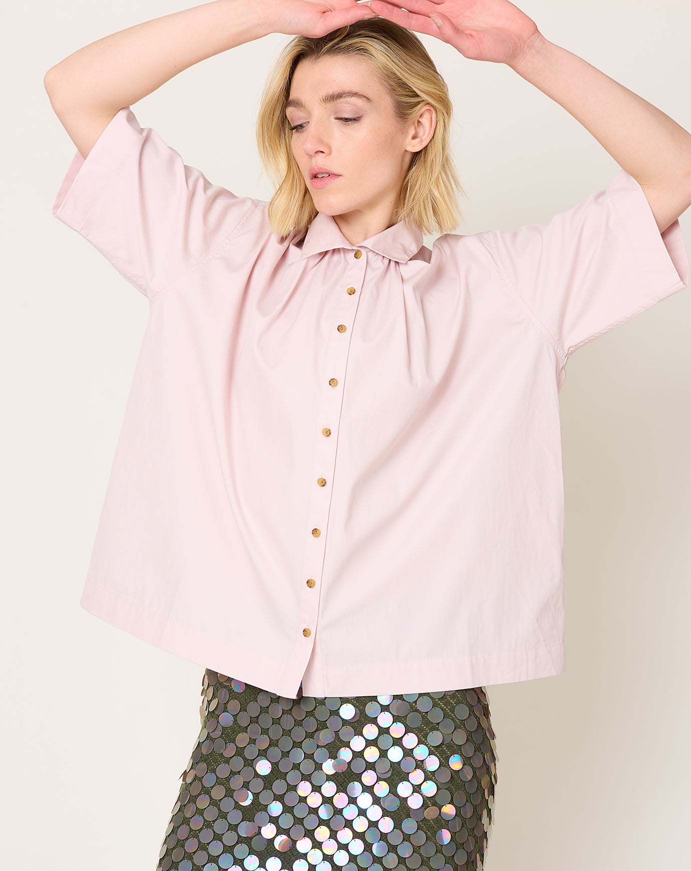 A'Court Tulip Blouse in Thistle