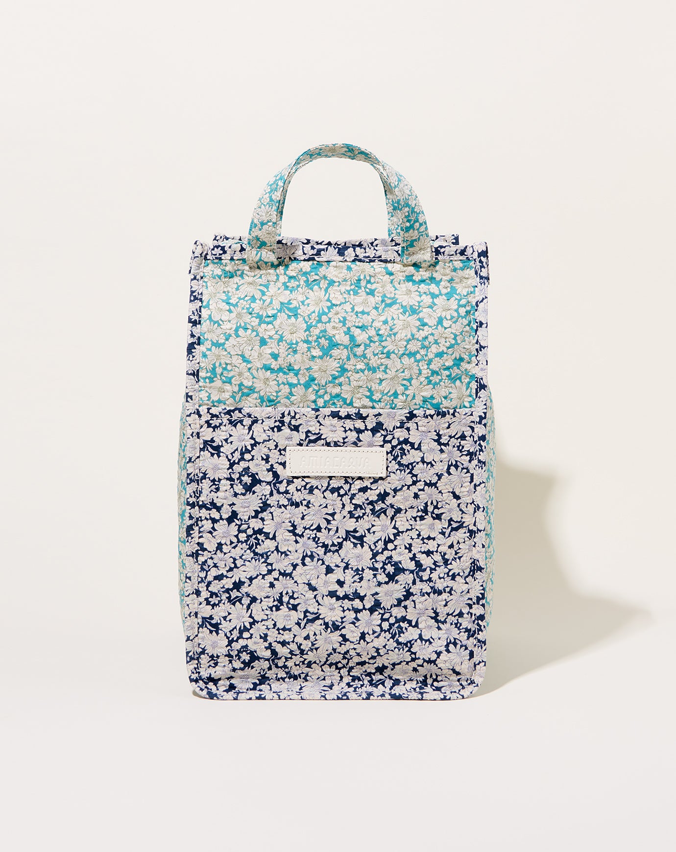 Amiacalva Easy Bag M in Navy Floral