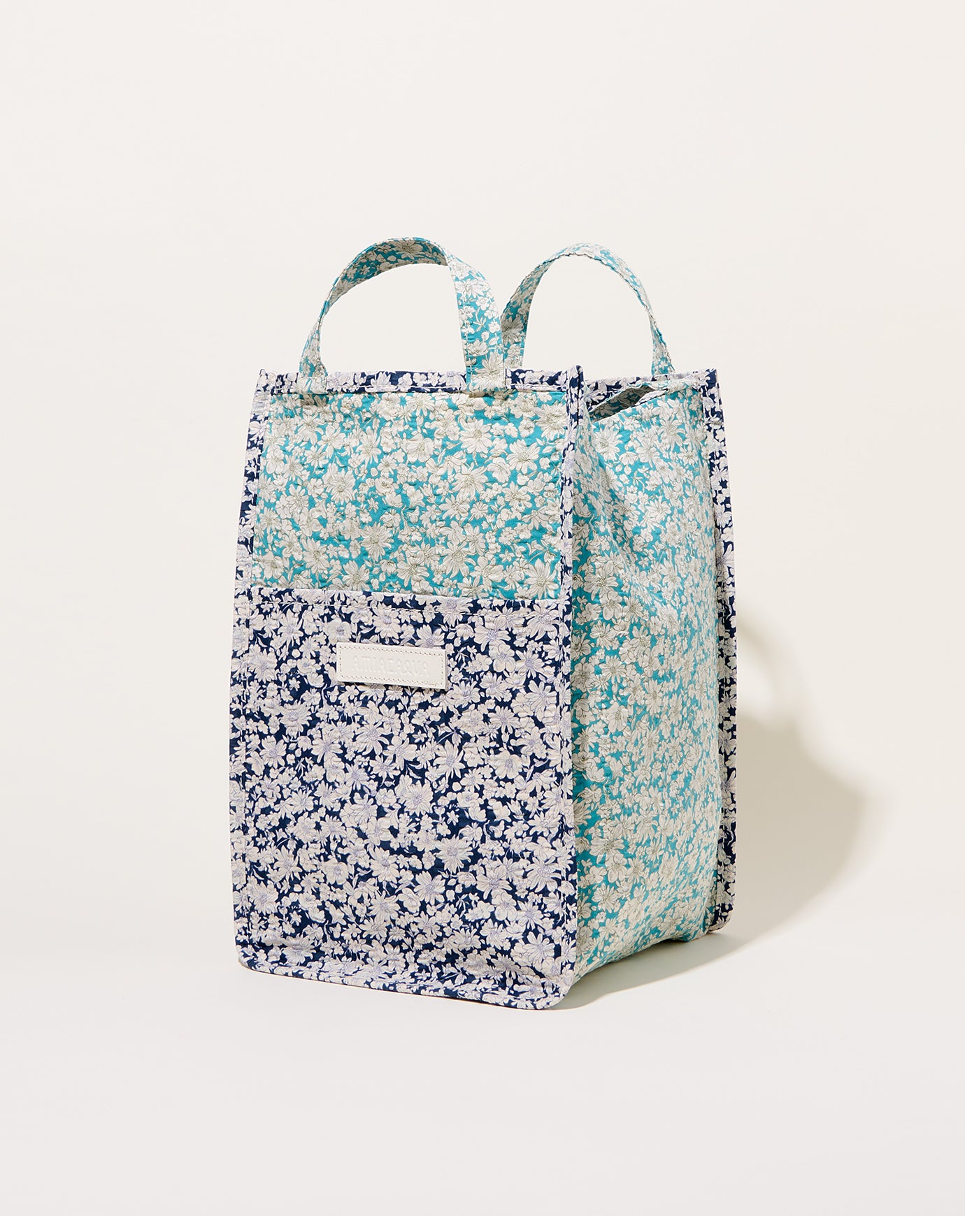 Amiacalva Easy Bag M in Navy Floral