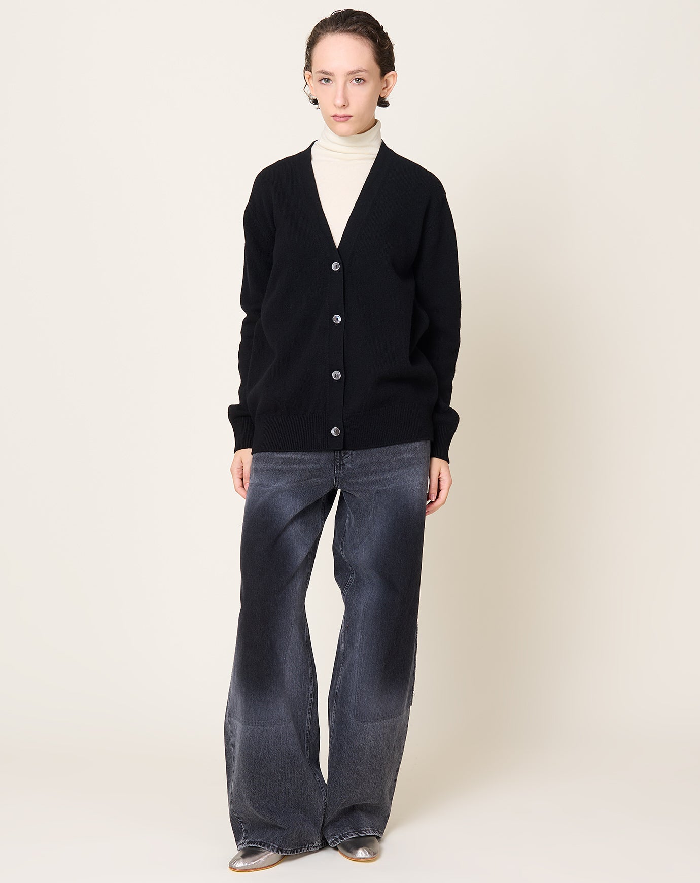 &Daughter Ava Cardigan in Black