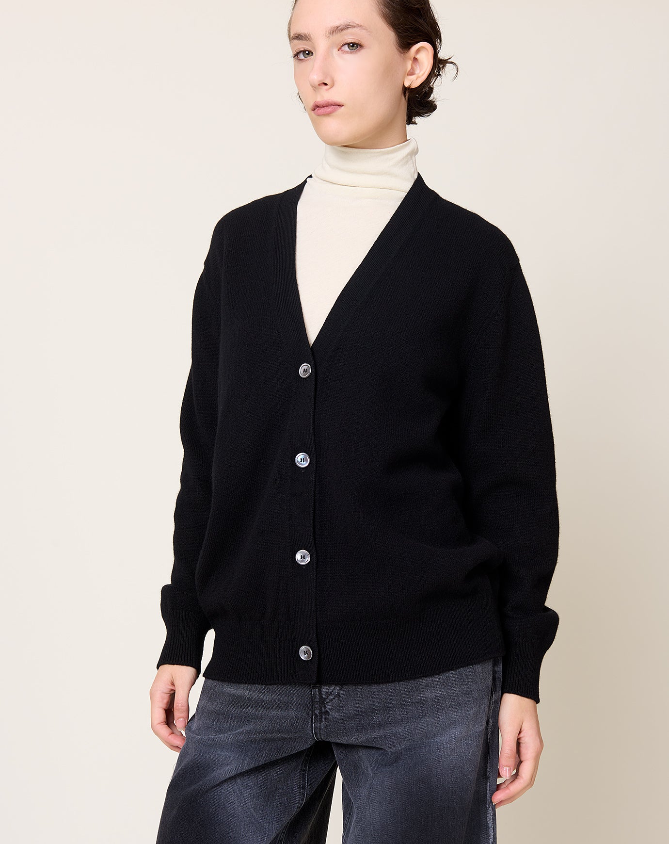 &Daughter Ava Cardigan in Black