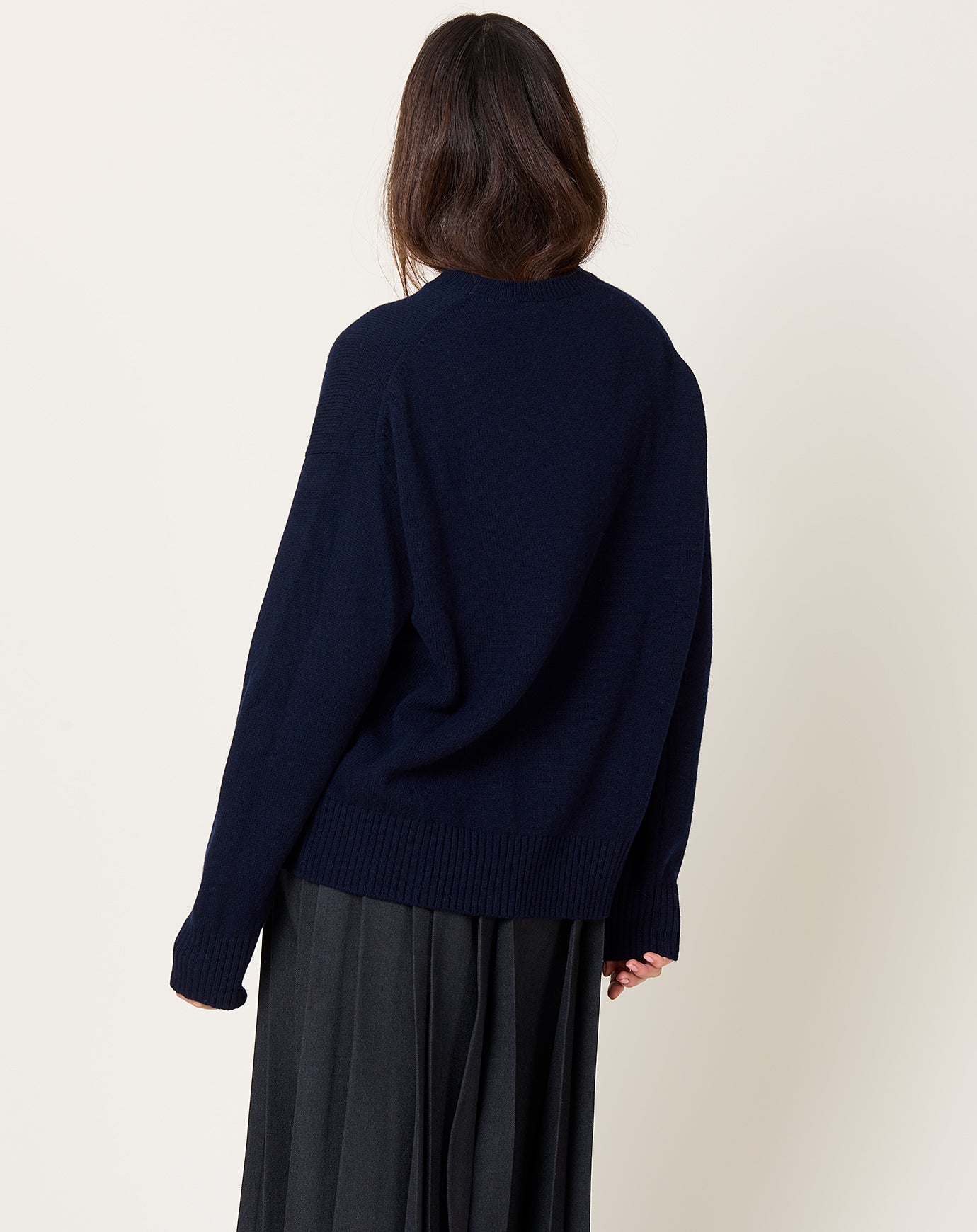 &Daughter Innes Slouch Crewneck in Navy