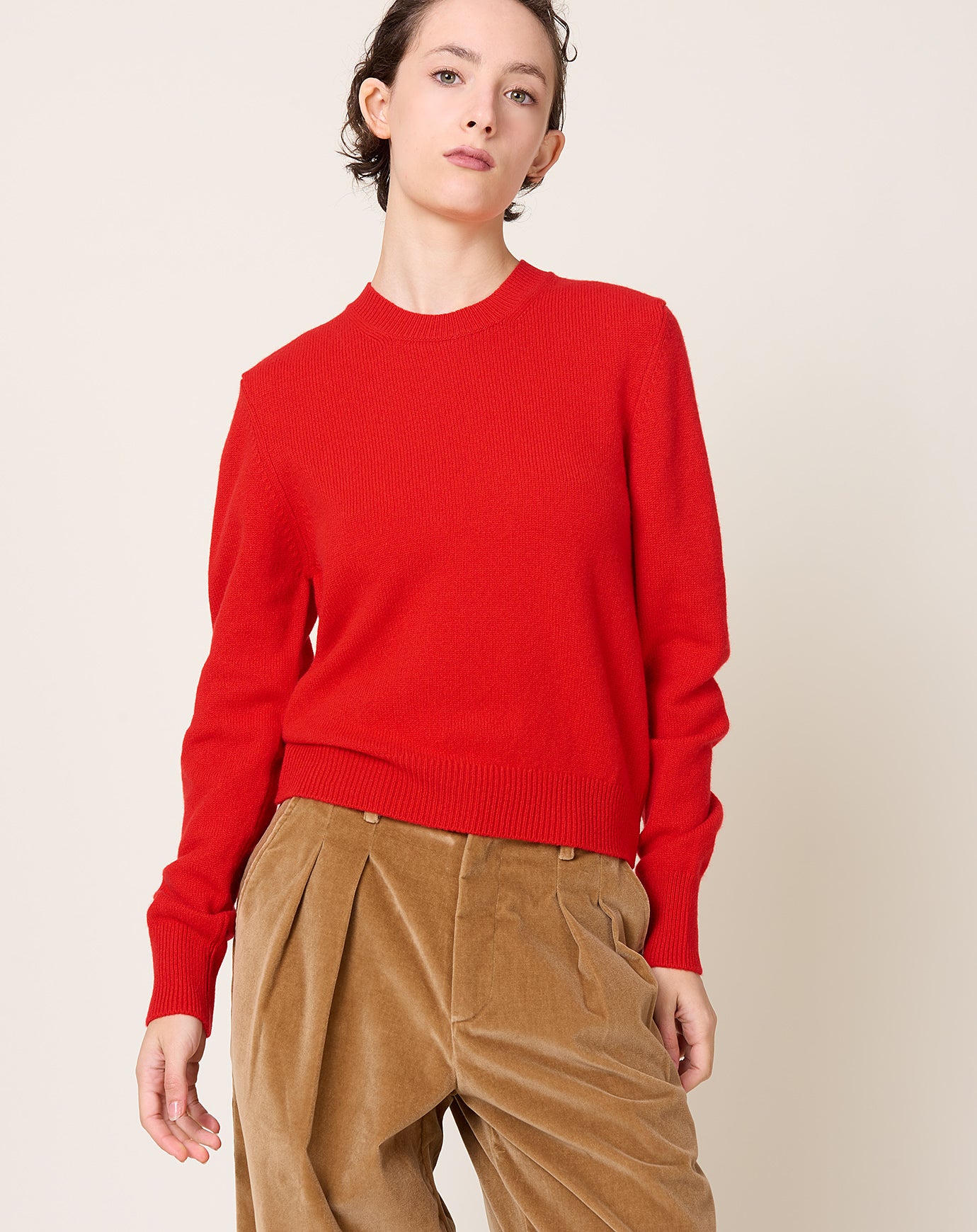 &Daughter Silgo Crewneck in Poppy Red