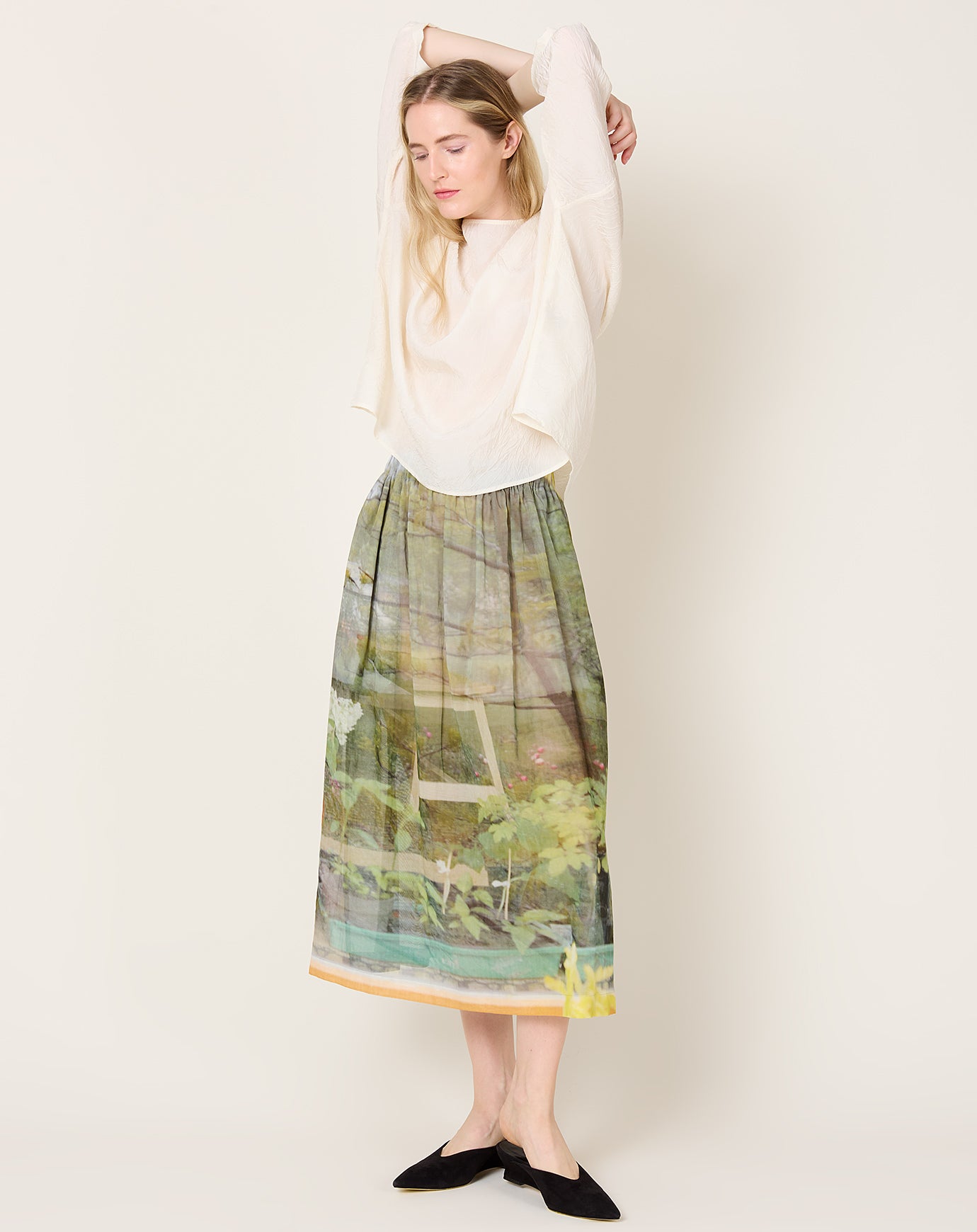 Anntian Skirt in PRINT T Reflections