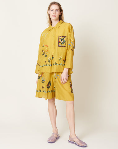 Hand Embroidered Unisex Shirt