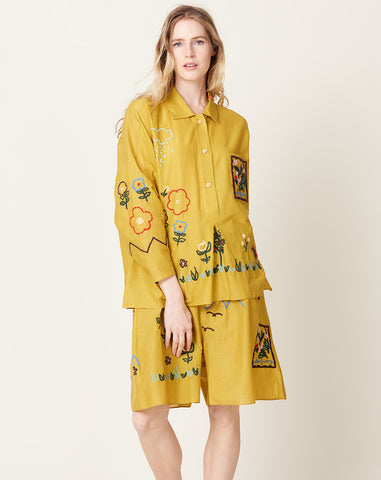 Hand Embroidered Unisex Shirt