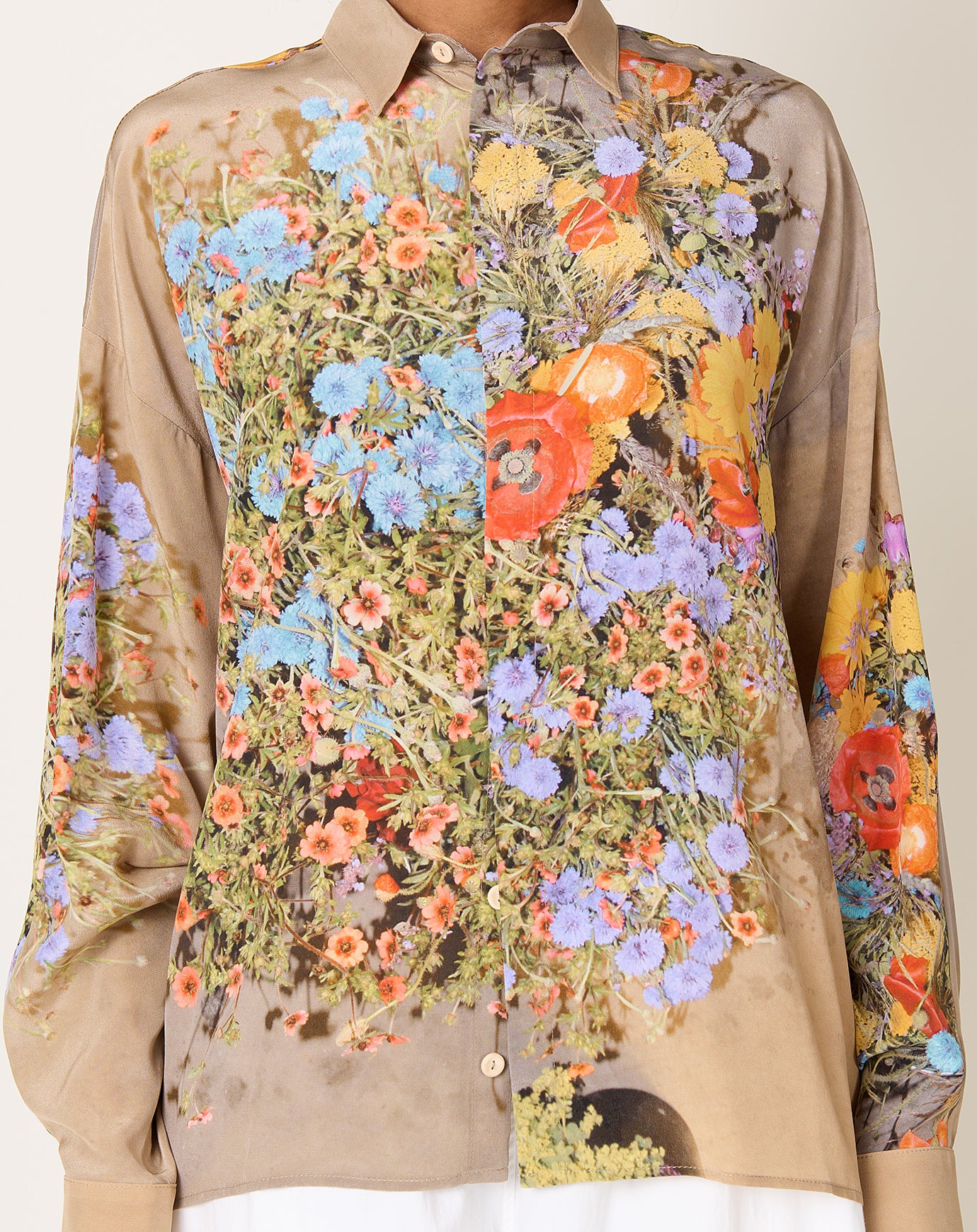 Anntian Silk Shirt in PRINT J