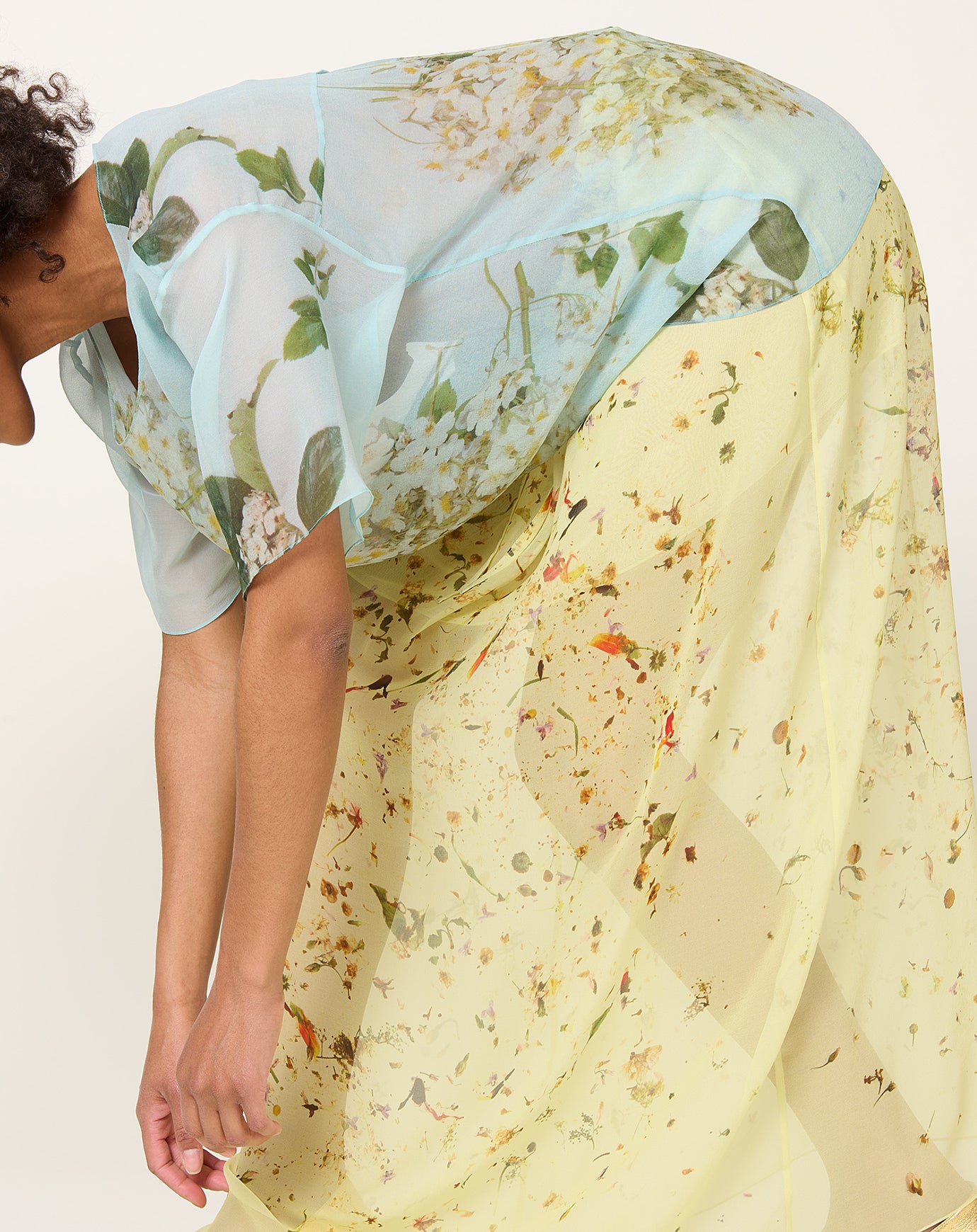 Anntian Chiffon T-Shirt in PRINT S