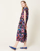 Anntian Simple Dress in Print A Pressed Flowers