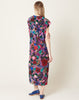 Anntian Simple Dress in Print A Pressed Flowers