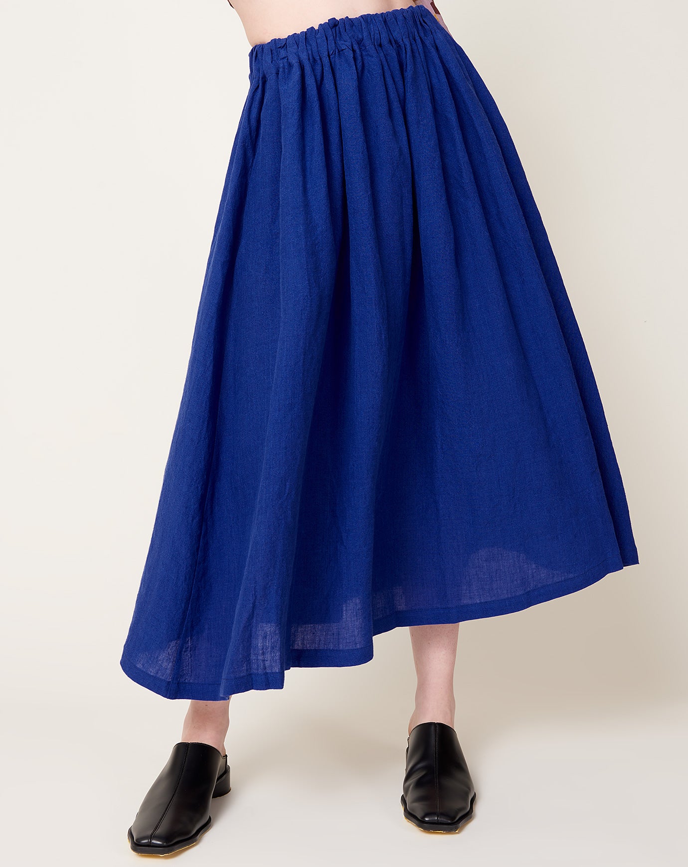 Anntian Wide Skirt in Royal Blue