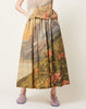 Anntian Wide Skirt in Alpenrose Postcard Print