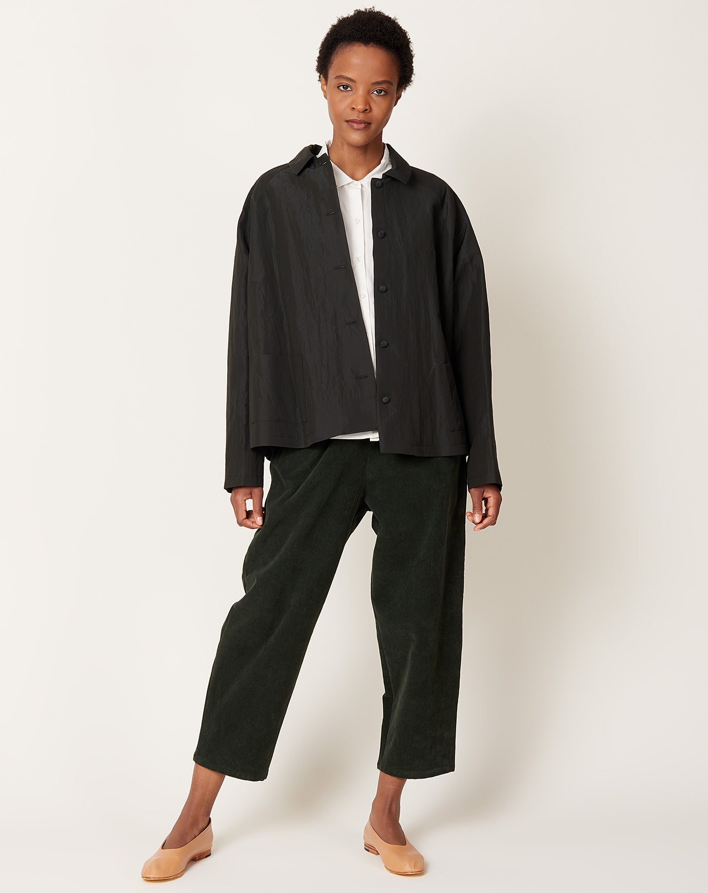 apuntob Technical Wool Jacket in Forest