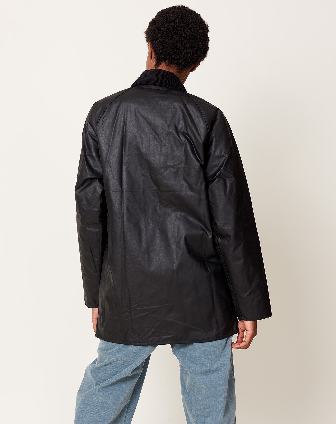 Barbour Beaufort Wax Jacket in Black