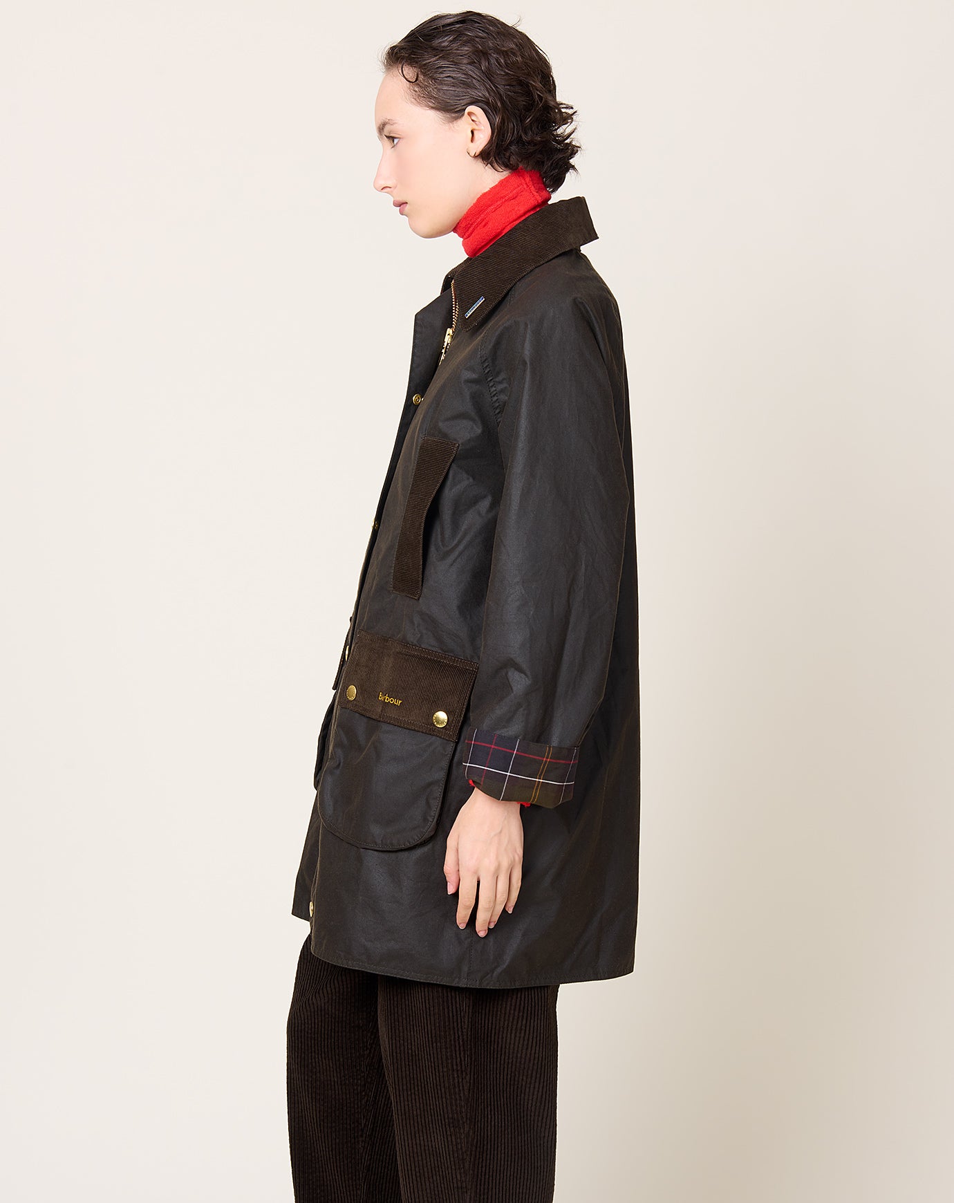 Barbour Icons Modern Beaufort in Olive