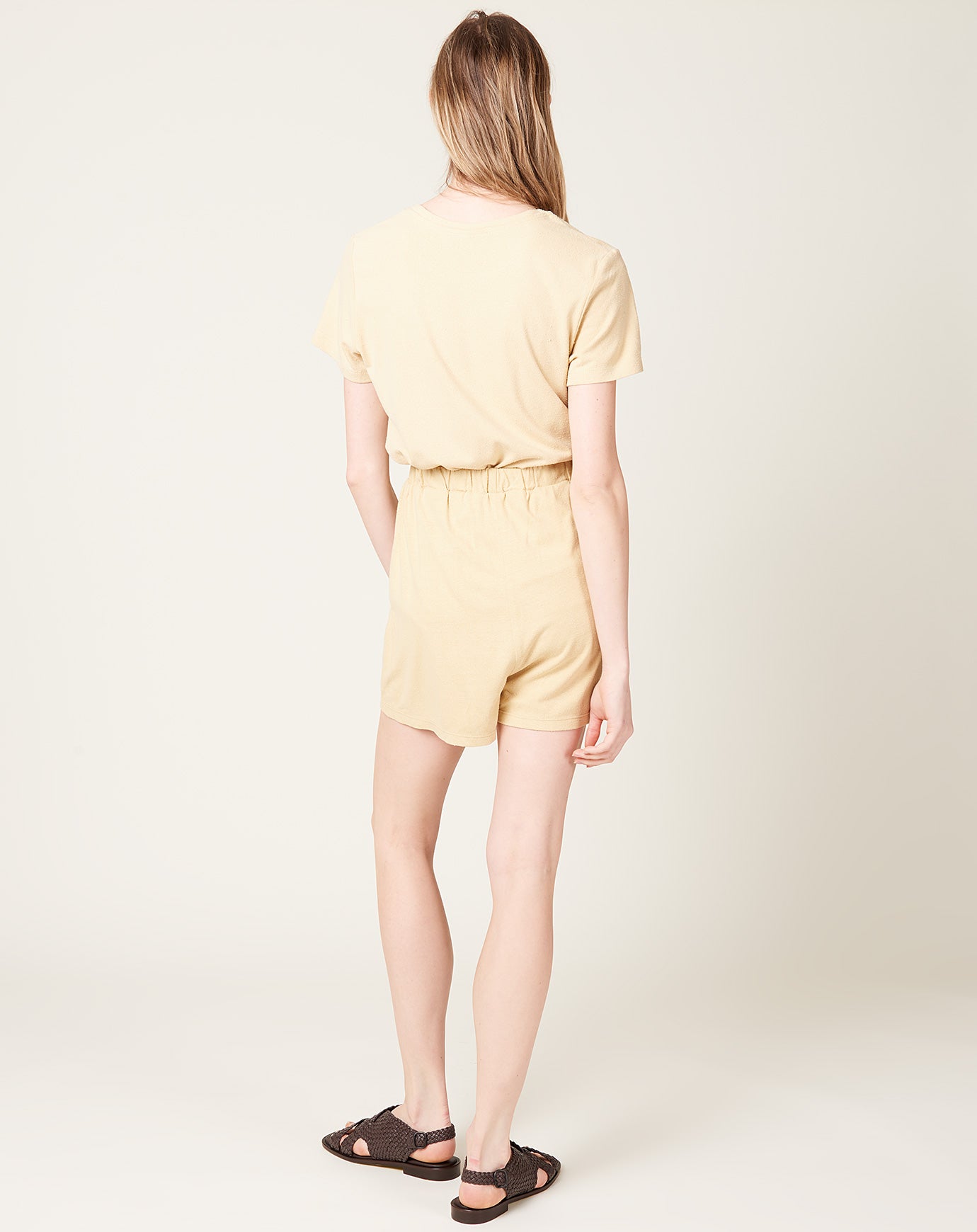 Baserange Domond Shorts in Oak Yellow