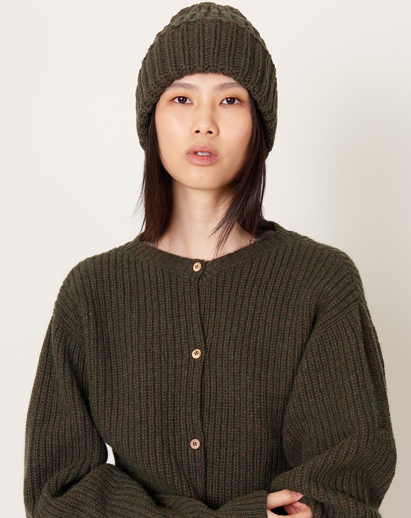 Baserange Mea Beanie in Foret