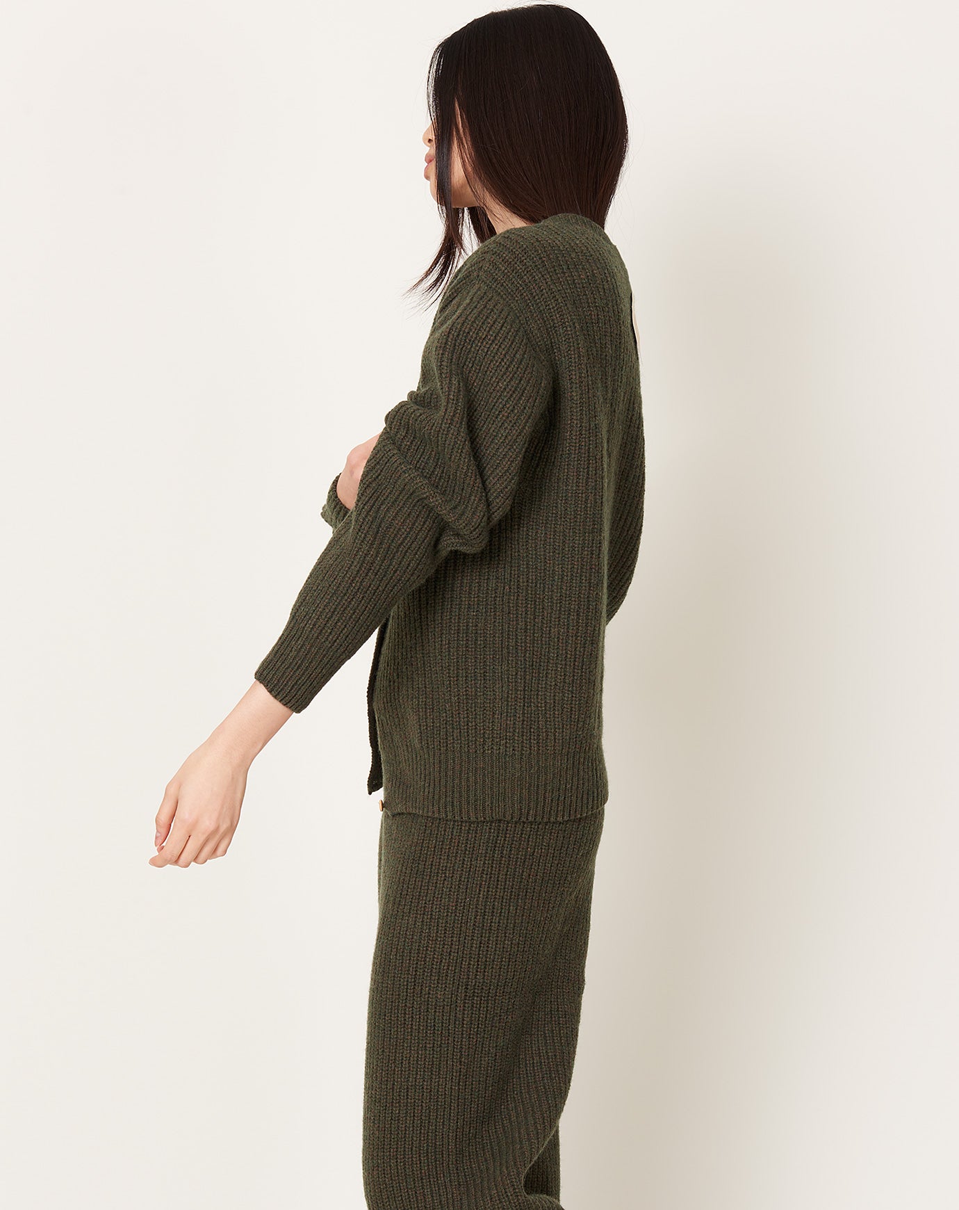 Baserange Mea Cardigan in Foret