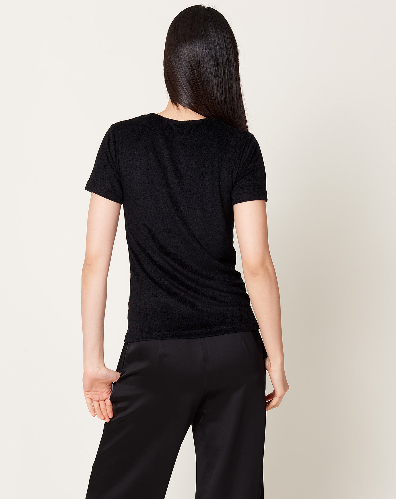 Baserange Omo Tee in Black