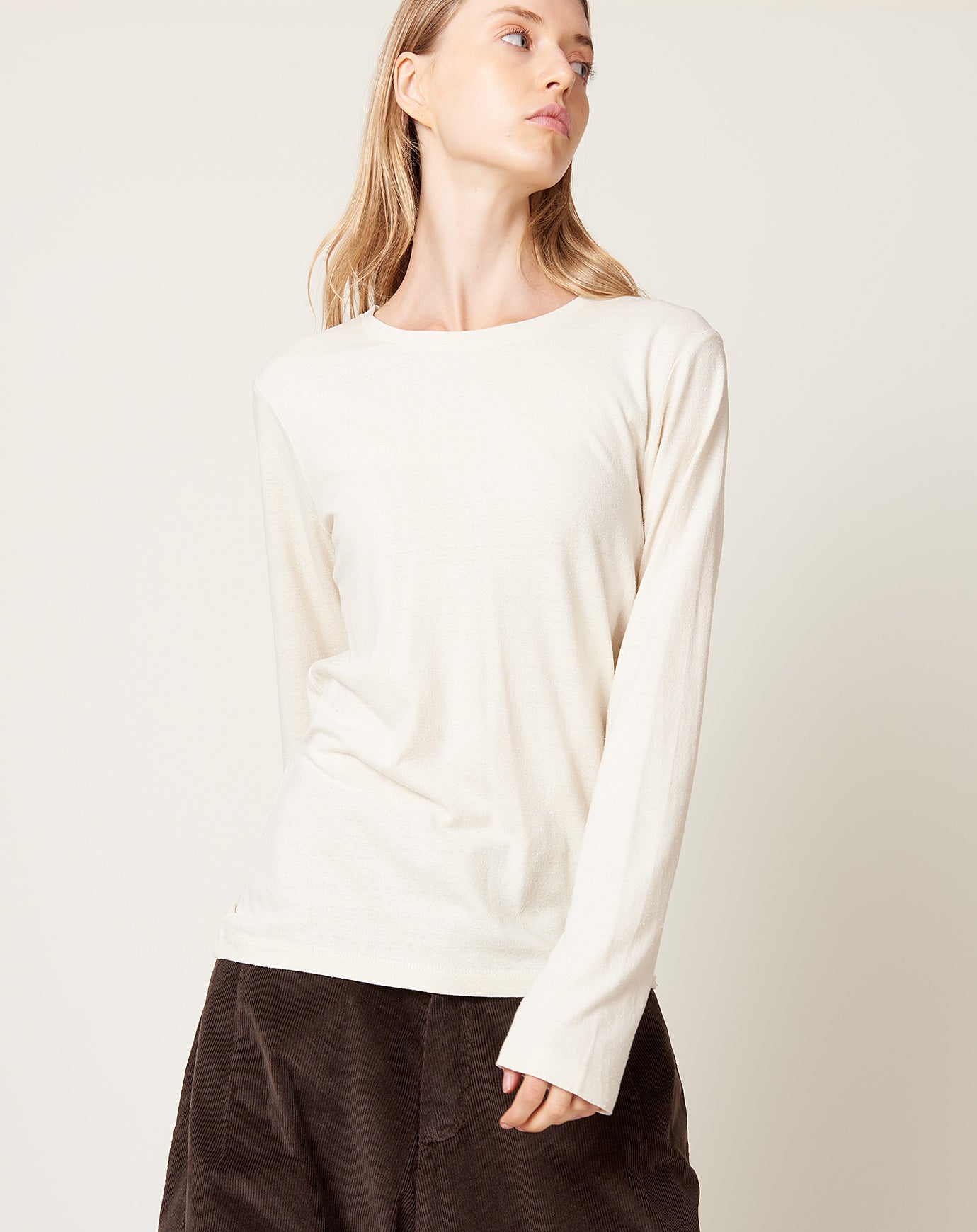 Baserange Silk Long Sleeve Tee