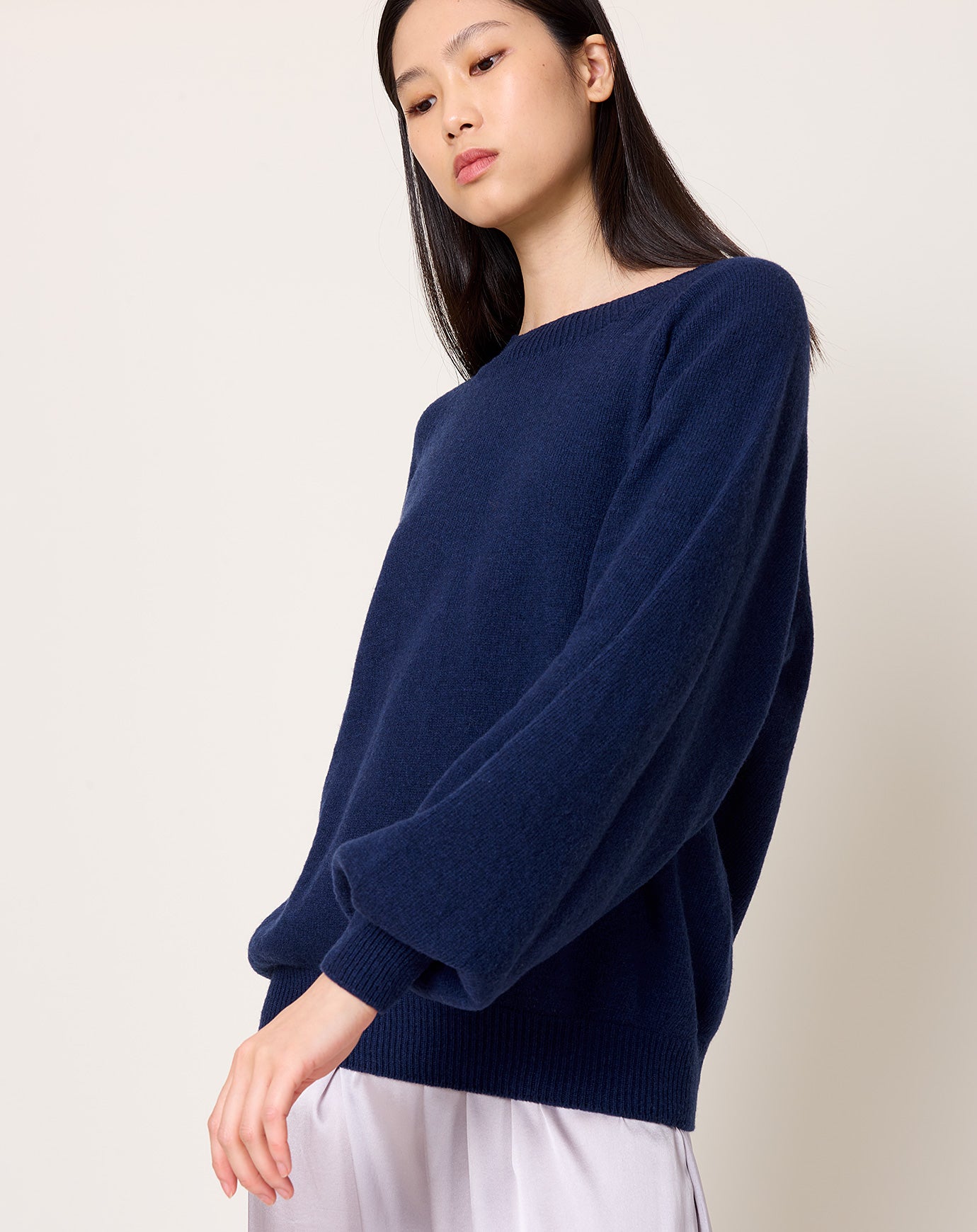 Baserange Soar Sweater in Fortunale Blue