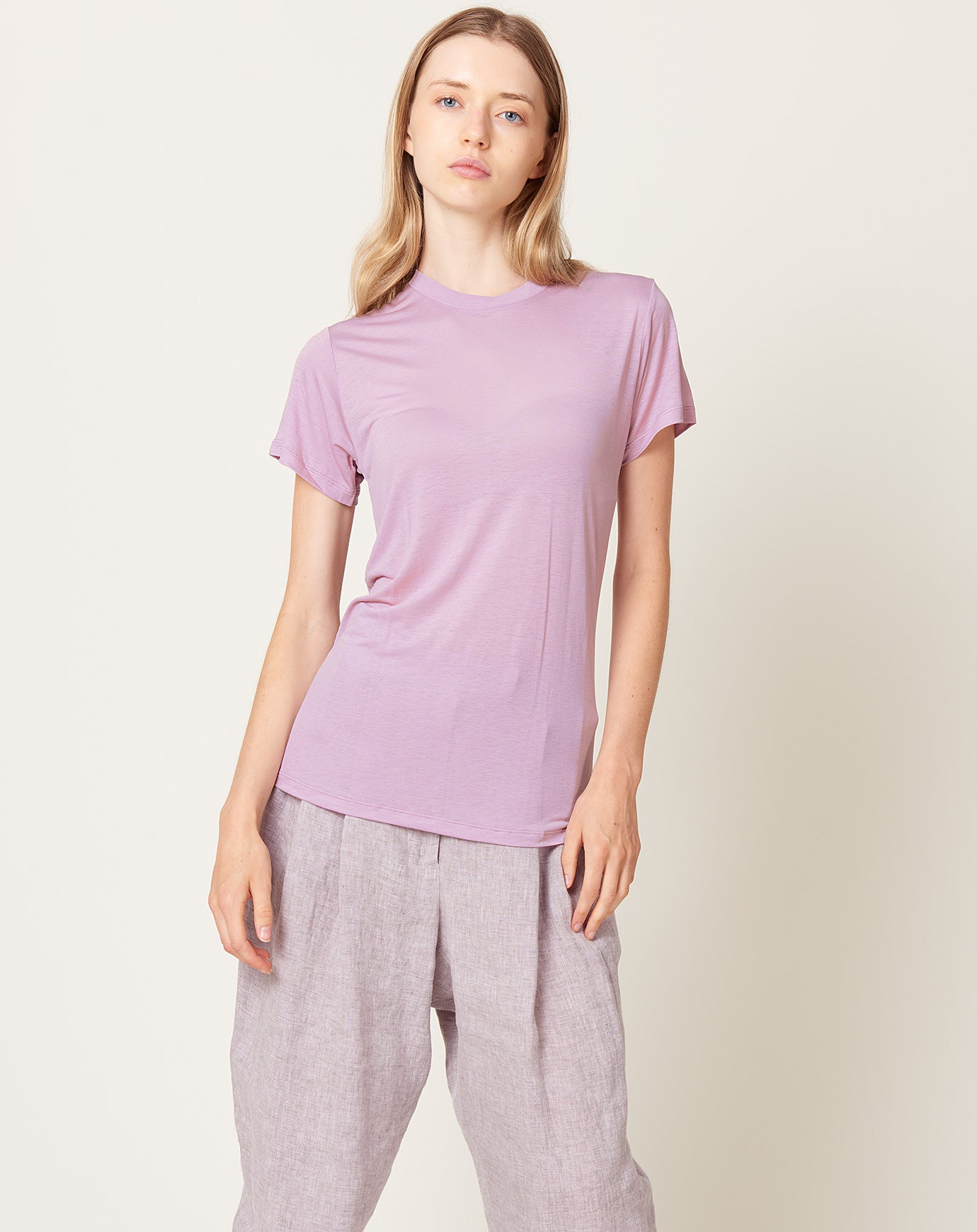 Baserange Tee Shirt in Still Purple