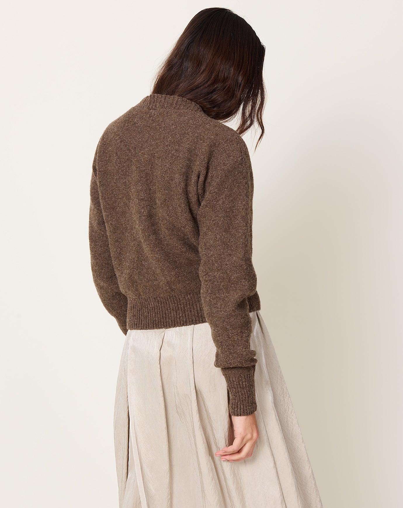 Baserange Tier Cardigan in Burel Brown