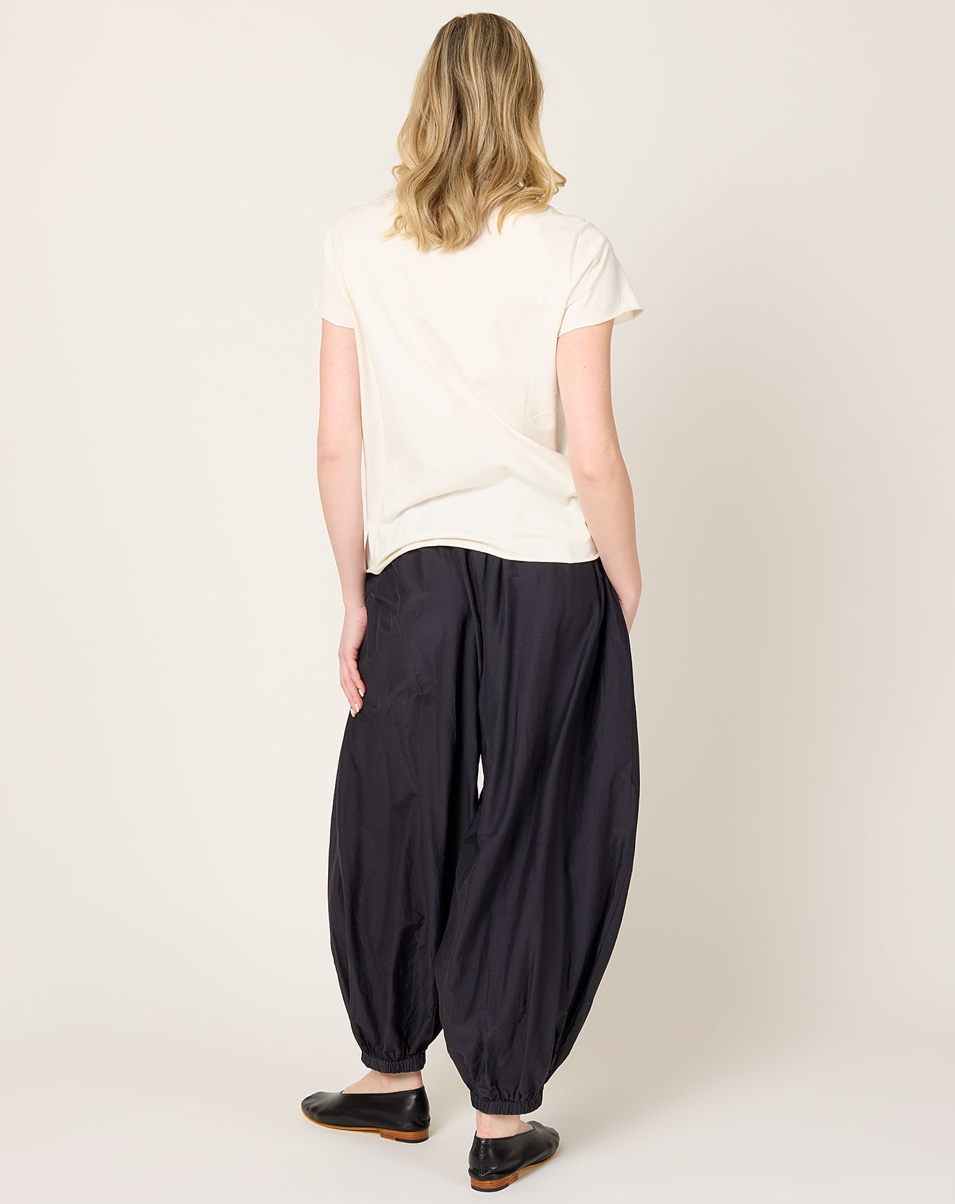 Black Crane Akari Pants in Faded Black