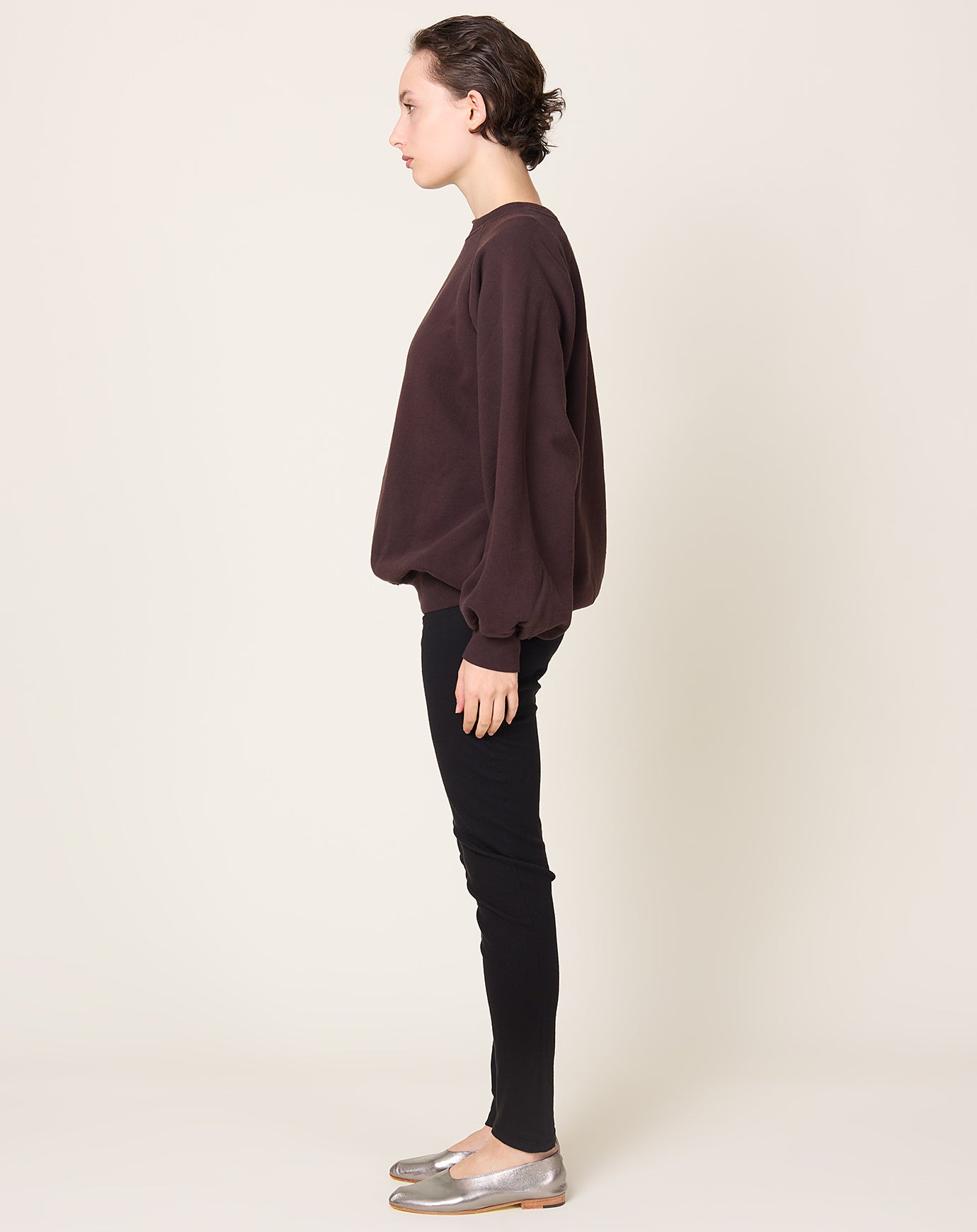 Black Crane Leggings in Black